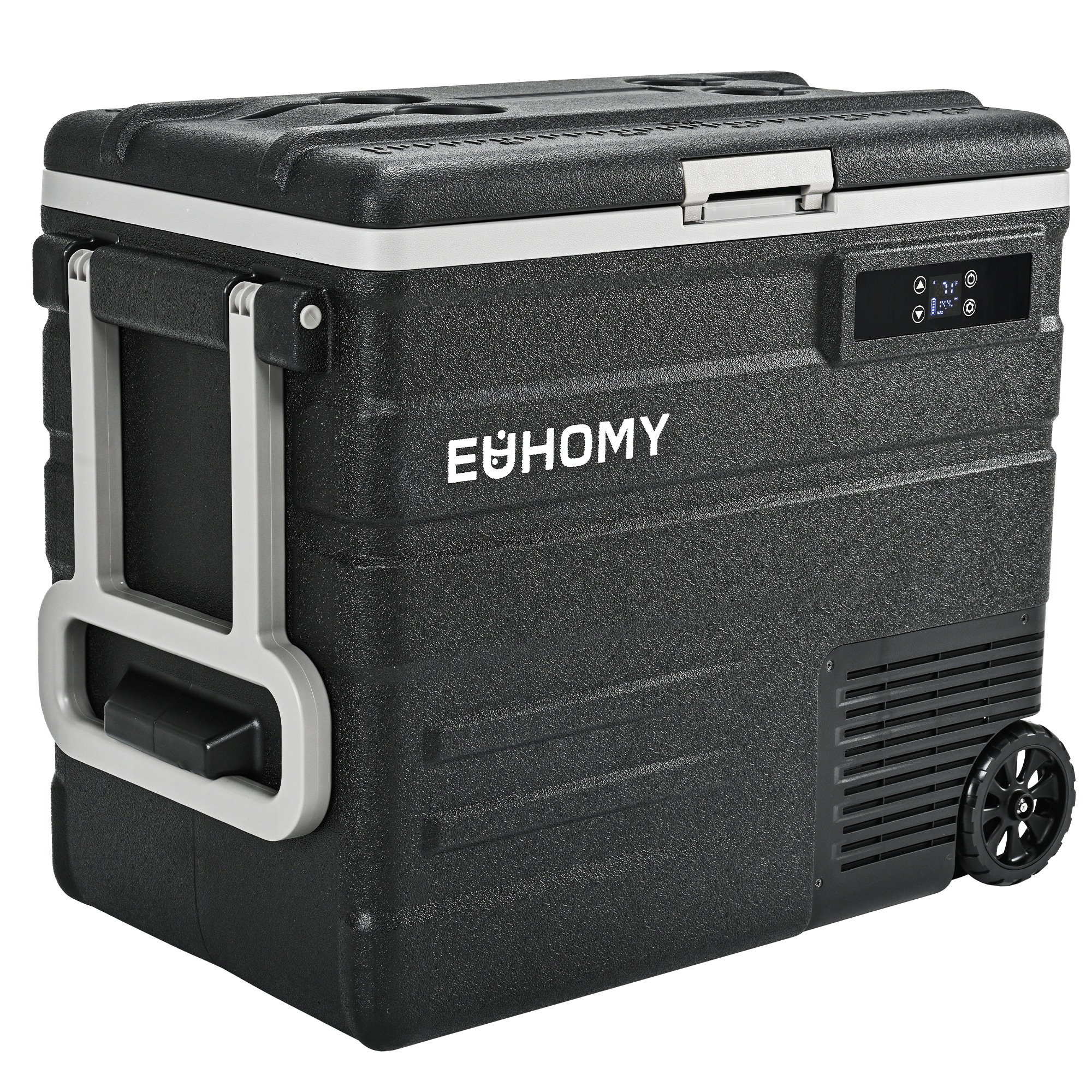 Euhomy CFU-65 2.3-cu ft Garage Ready Chest Freezer Convertible to Refrigerator ( Black )