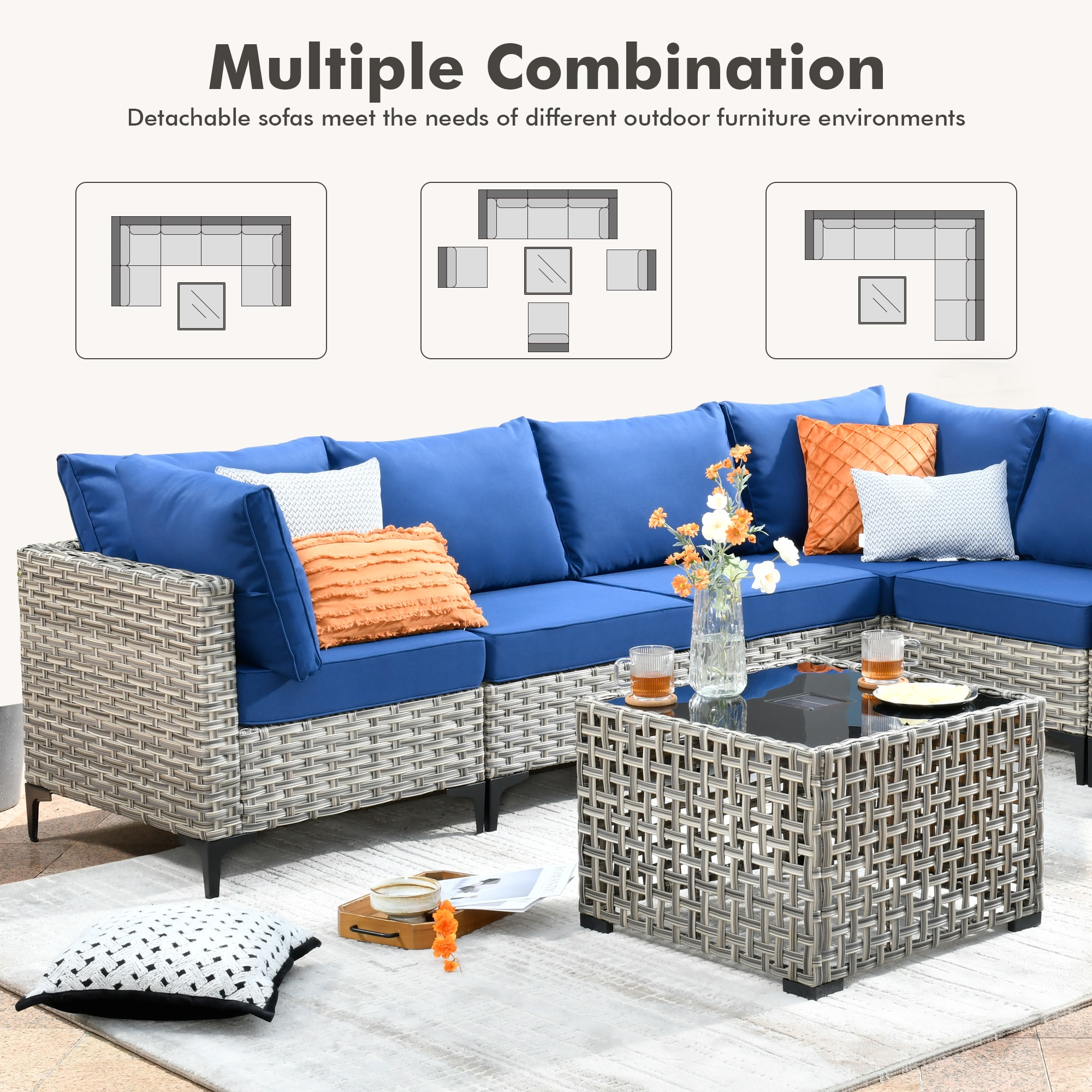 ALTRIGUS 6L-SKT707-AL Patio-Conversation-Sets - View #10