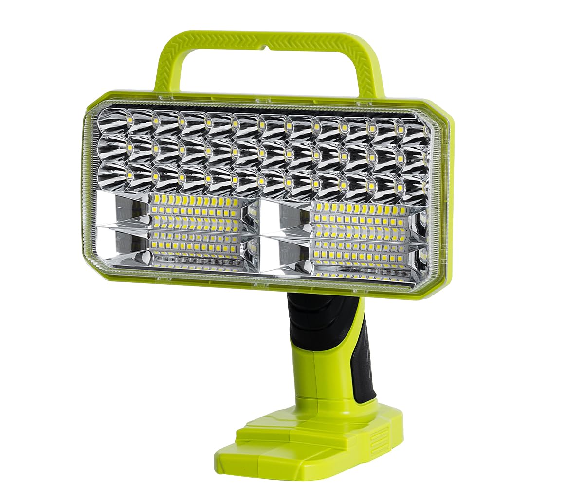Lukvuzo  40W LED Work Light 4200LM Portable Flashlight with 3 Light Modes 84 LED Spot and Floodlight Design for Indoor Outdoor Garage Emergency