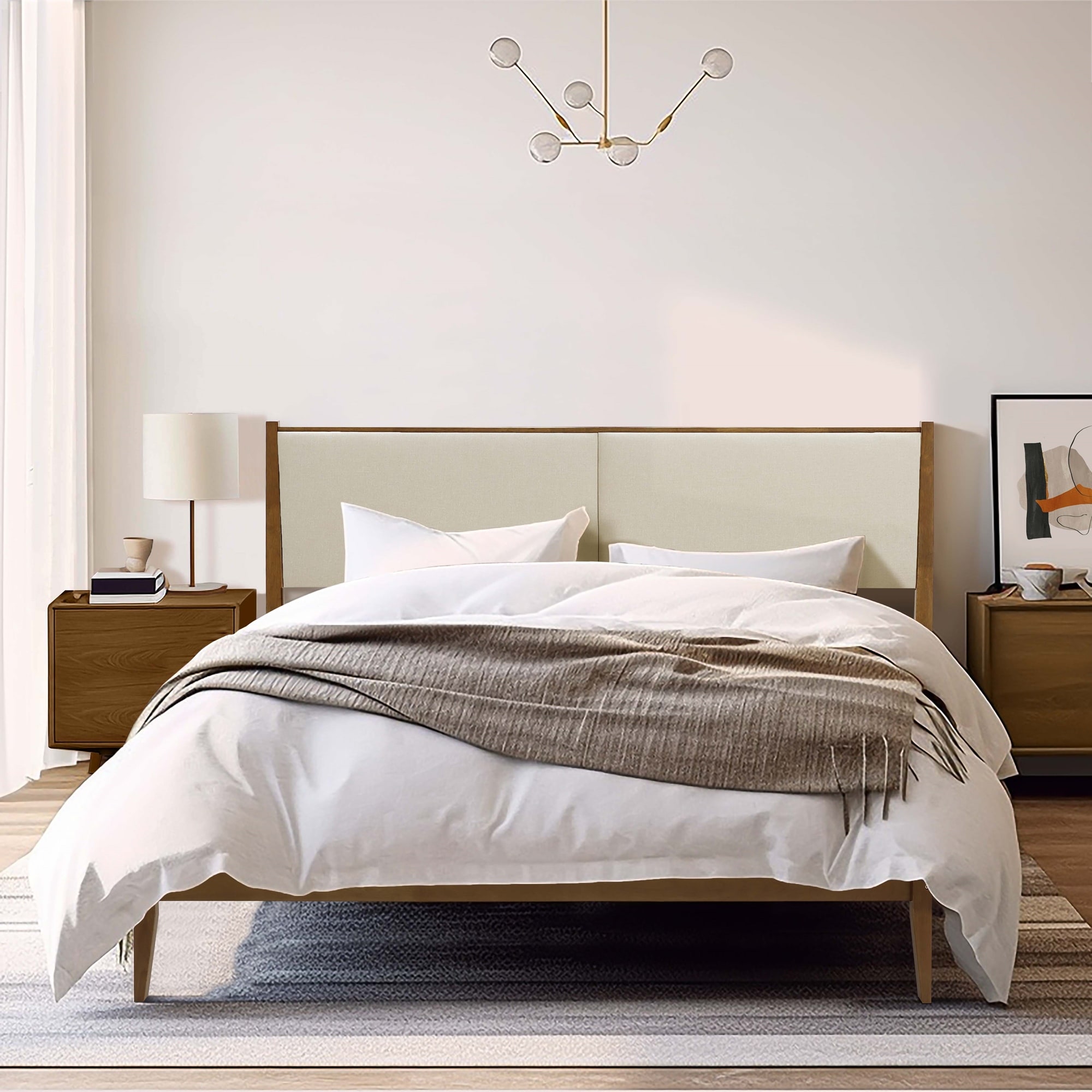 LuxenHome WHIF1886 Upholstered-Headboards - View #7