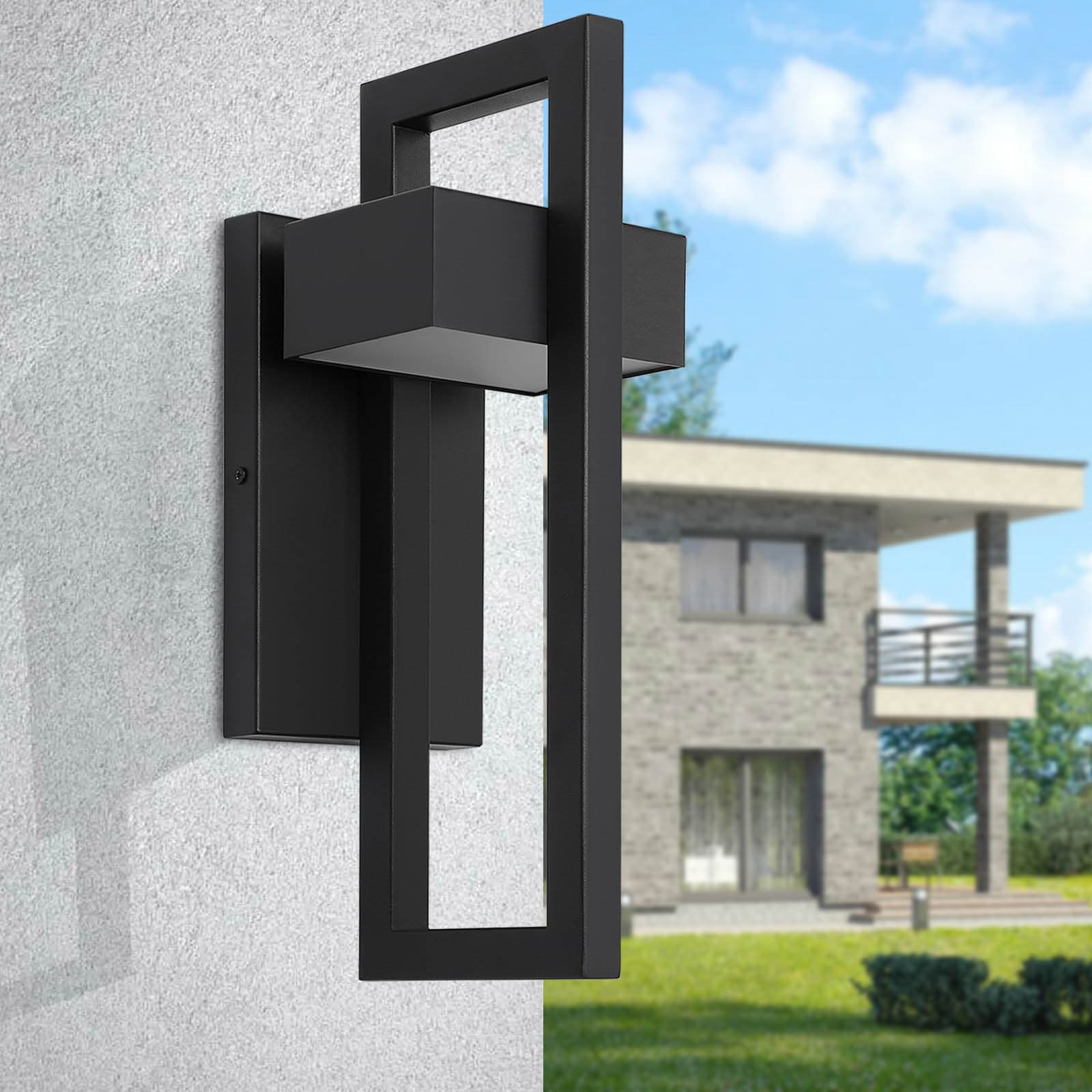 LamQee 06FTL0247ABK Outdoor-Wall-Lighting - View #6