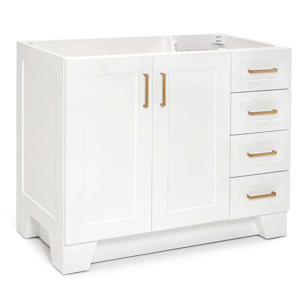 42 in. Sink & Drawer Bathroom Vanity Base Cabinet in Unfinished Poplar