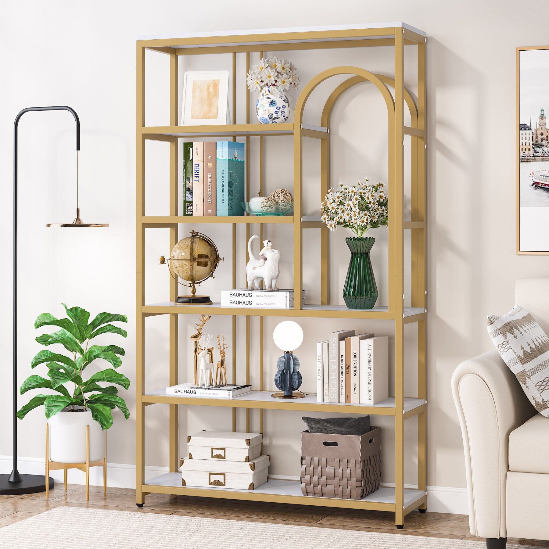 Tribesigns HOGA-U0118 bookcases - View #5
