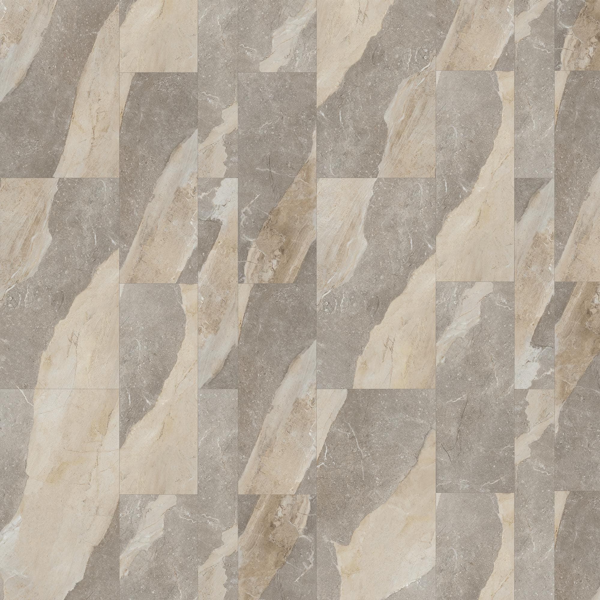 Mohawk Elite Hunting Hound Marble 20 Mil x Multi-Width x 32 in. L Click Lock Waterproof Vinyl Tile Flooring (24.5 sqft/case)