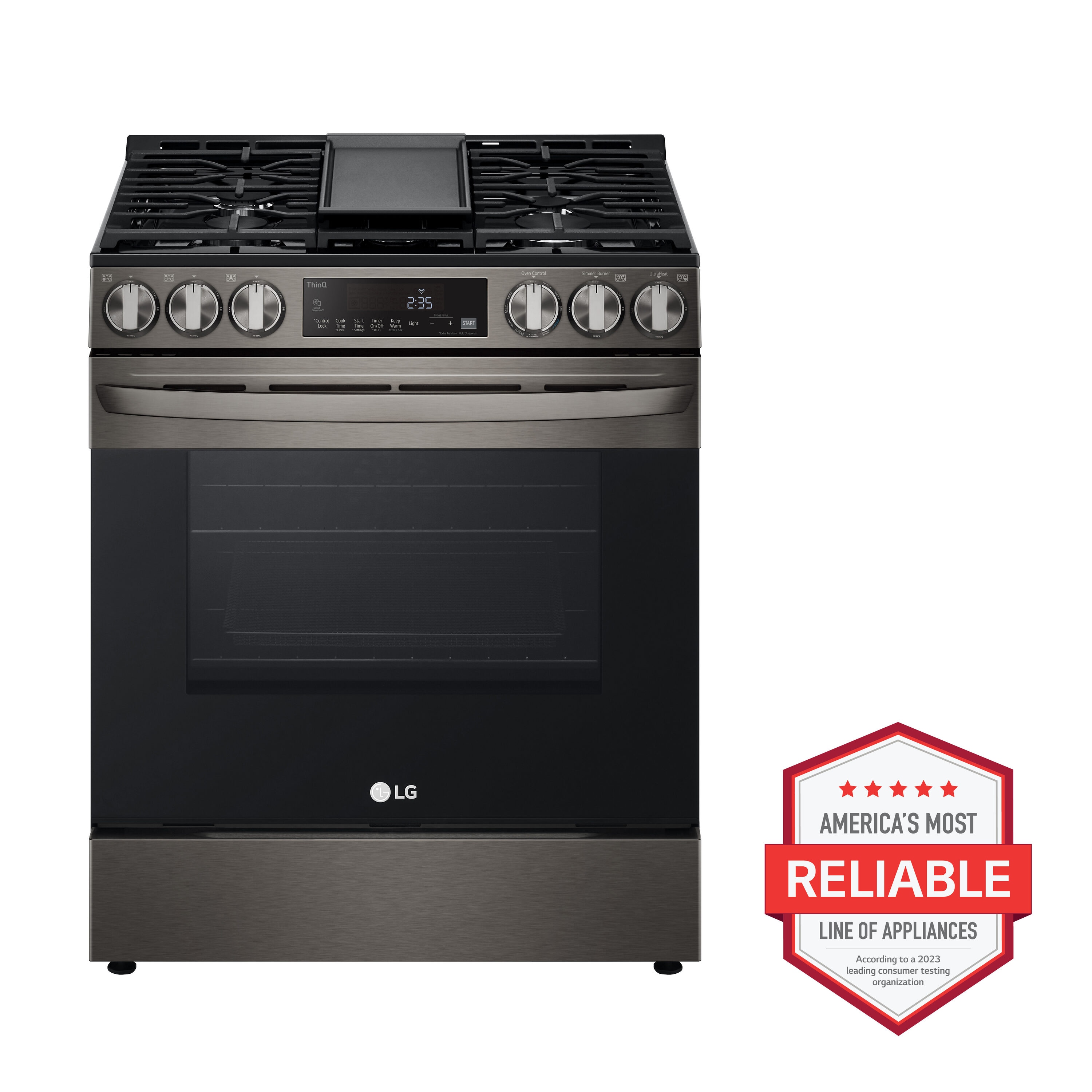 LG LSGL5833D Freestanding-Gas-Ranges - View #3