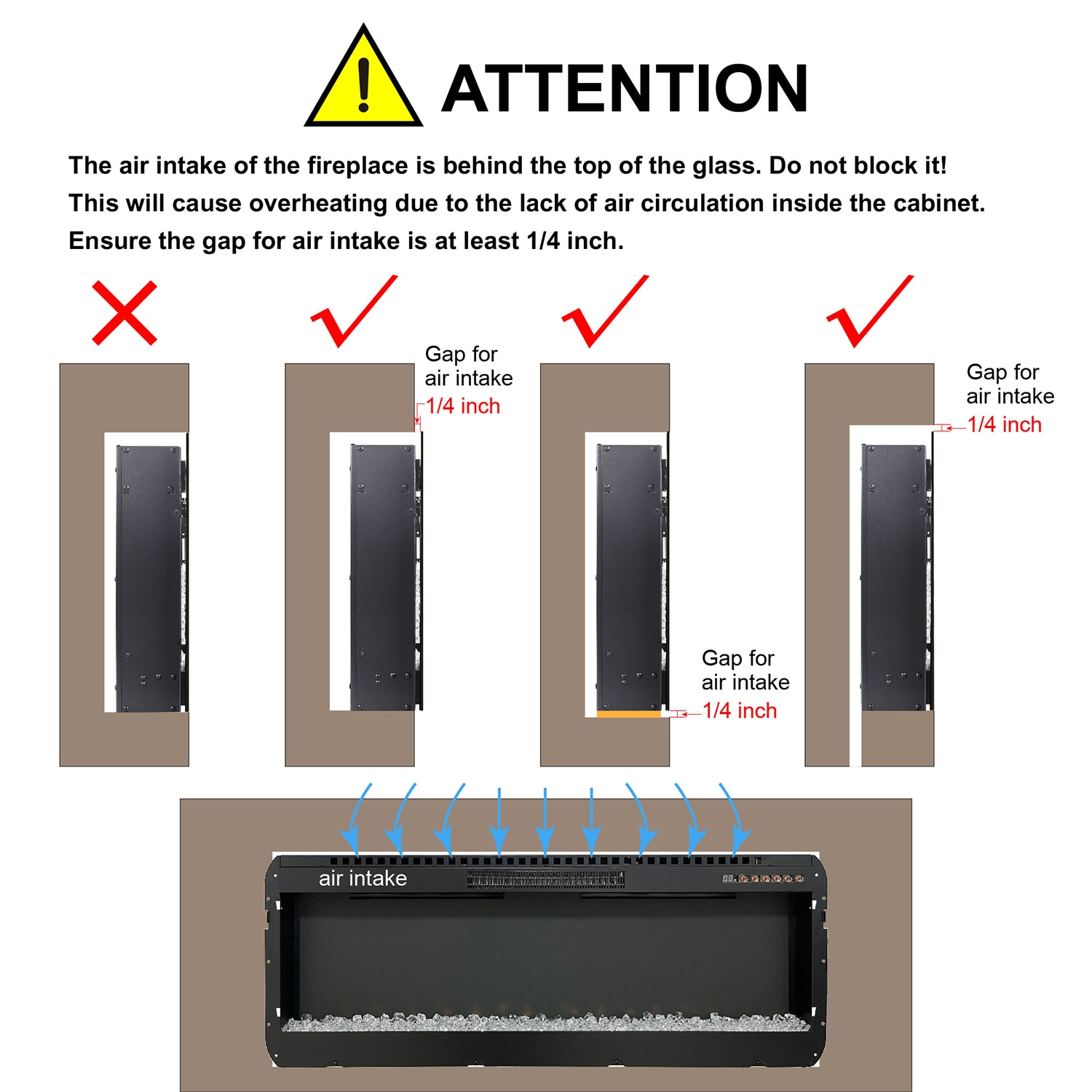 GZMR GZWF-EF50R Electric-Fireplaces - View #11