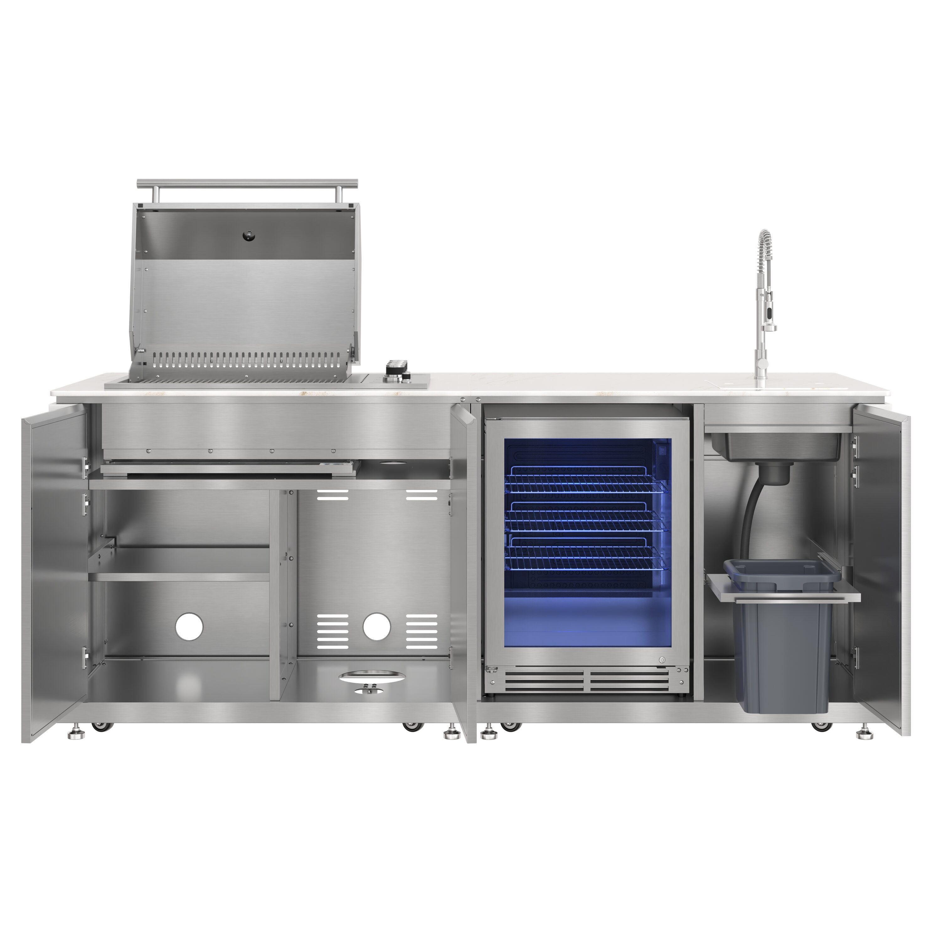 KoolMore LOW-KM-OKI-1595 Modular-Outdoor-Kitchens - View #8