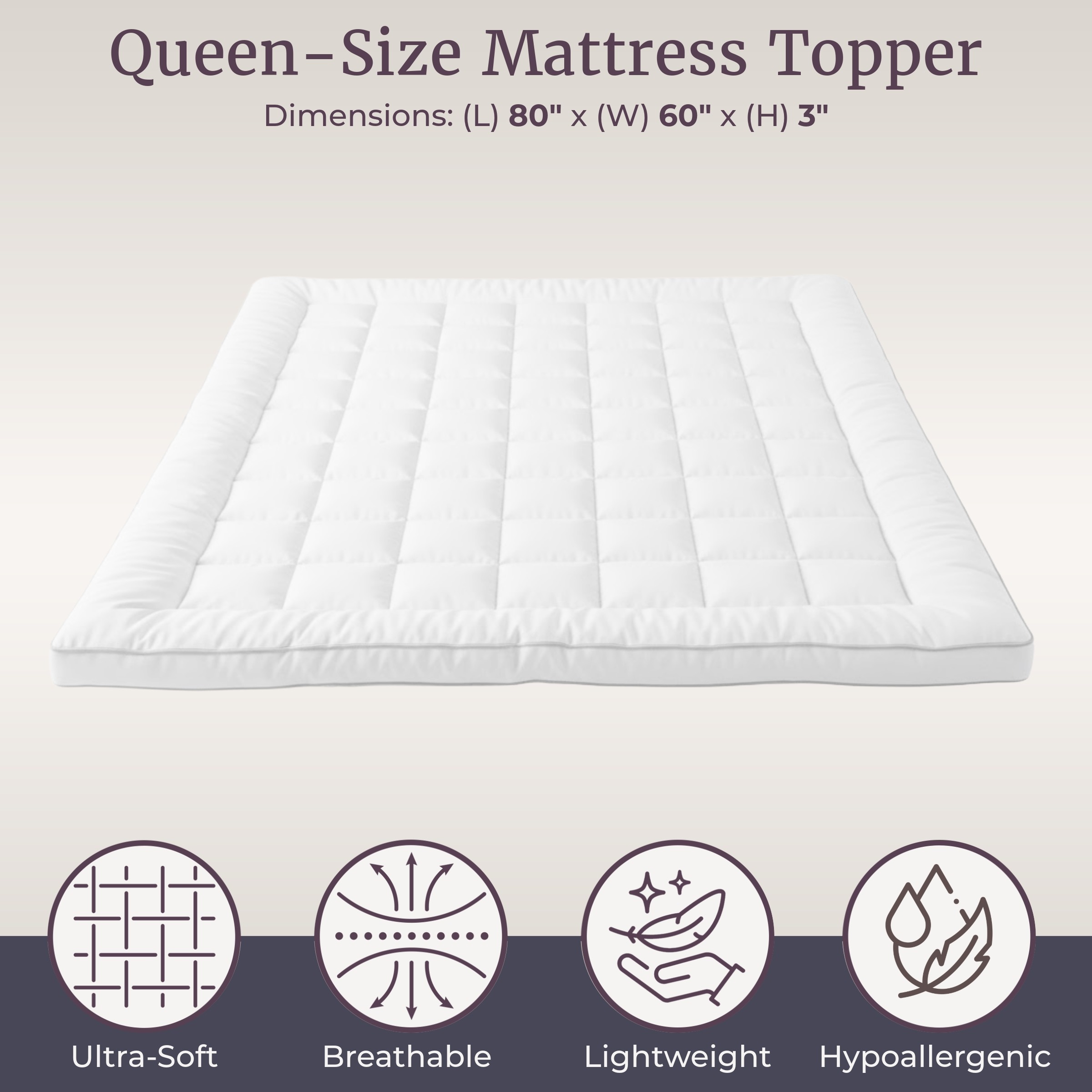 Hastings Home 176133GMW Mattress-Covers - View #3