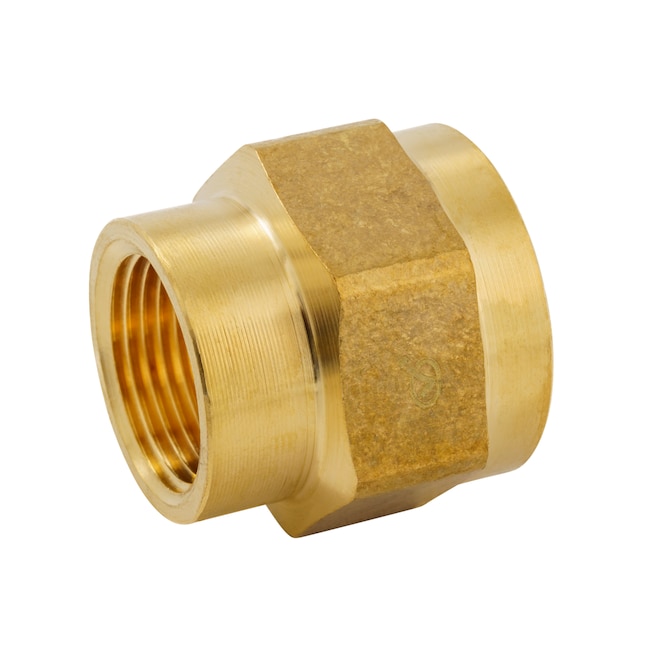 Proline Series 1-in x 3/4-in Threaded Coupling Fitting in the Brass Fittings  department at