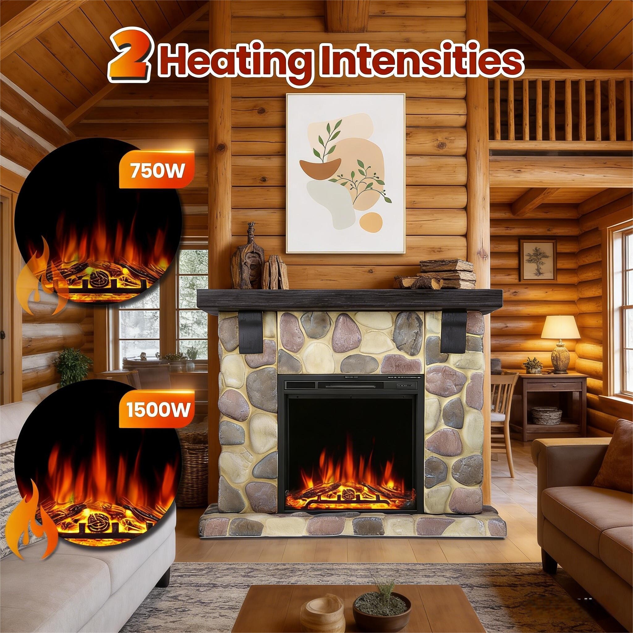 COWSAR LSRW-SY4928-926M Electric-Fireplaces - View #4