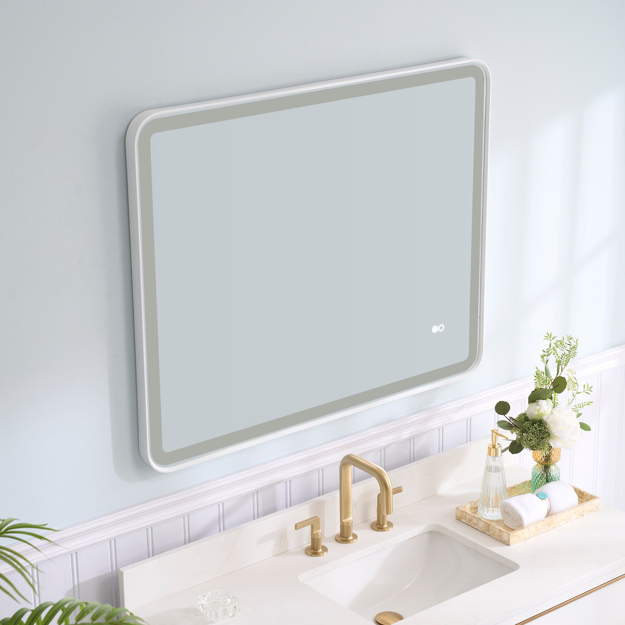 WELLFOR W9FM4032WT Framed-Bath-Mirrors - View #18