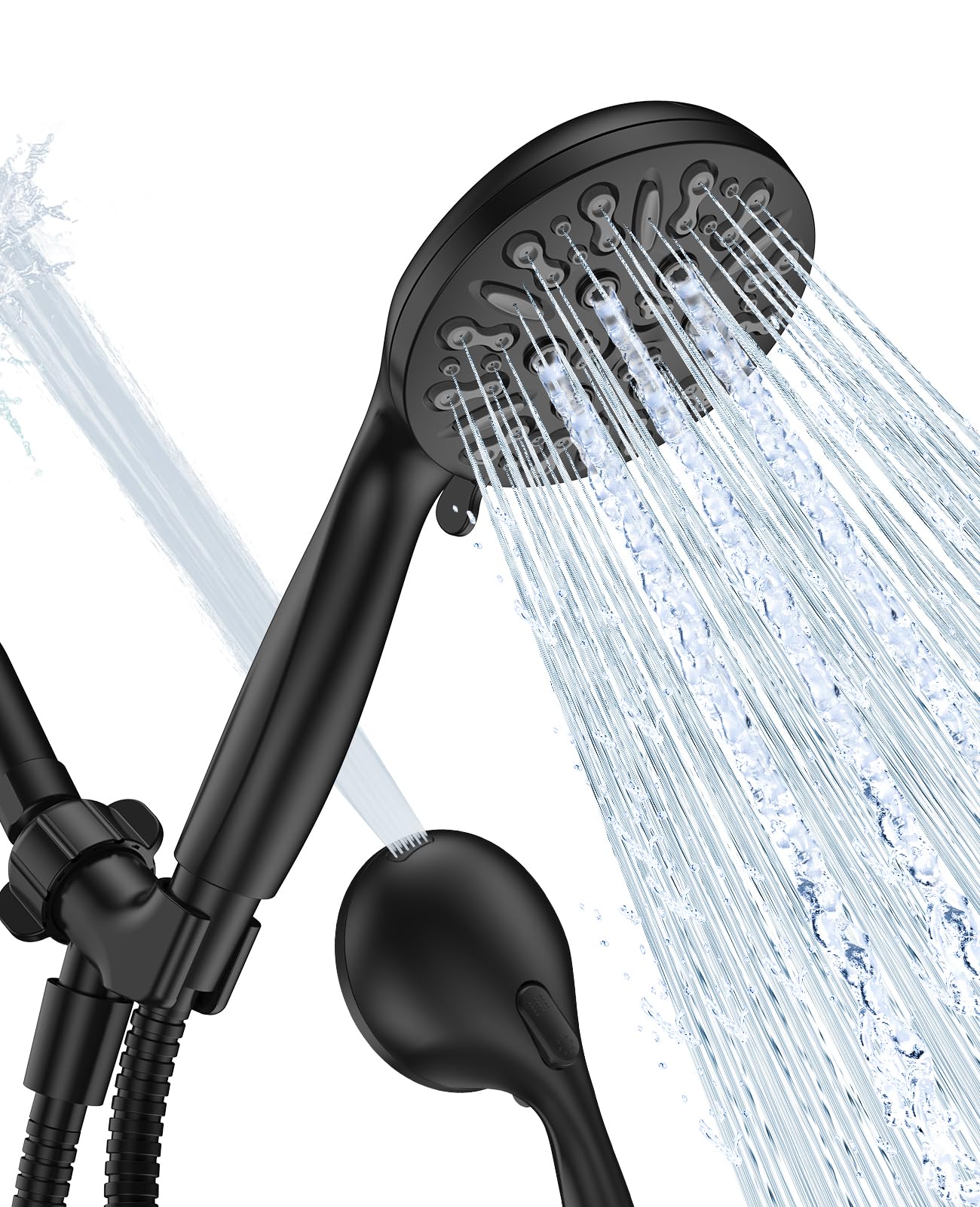 Blisstyle GEH7LB56 3 -Spray Copper 8-in Rectangle Handheld High Pressure Shower Head 1.8 GPM
