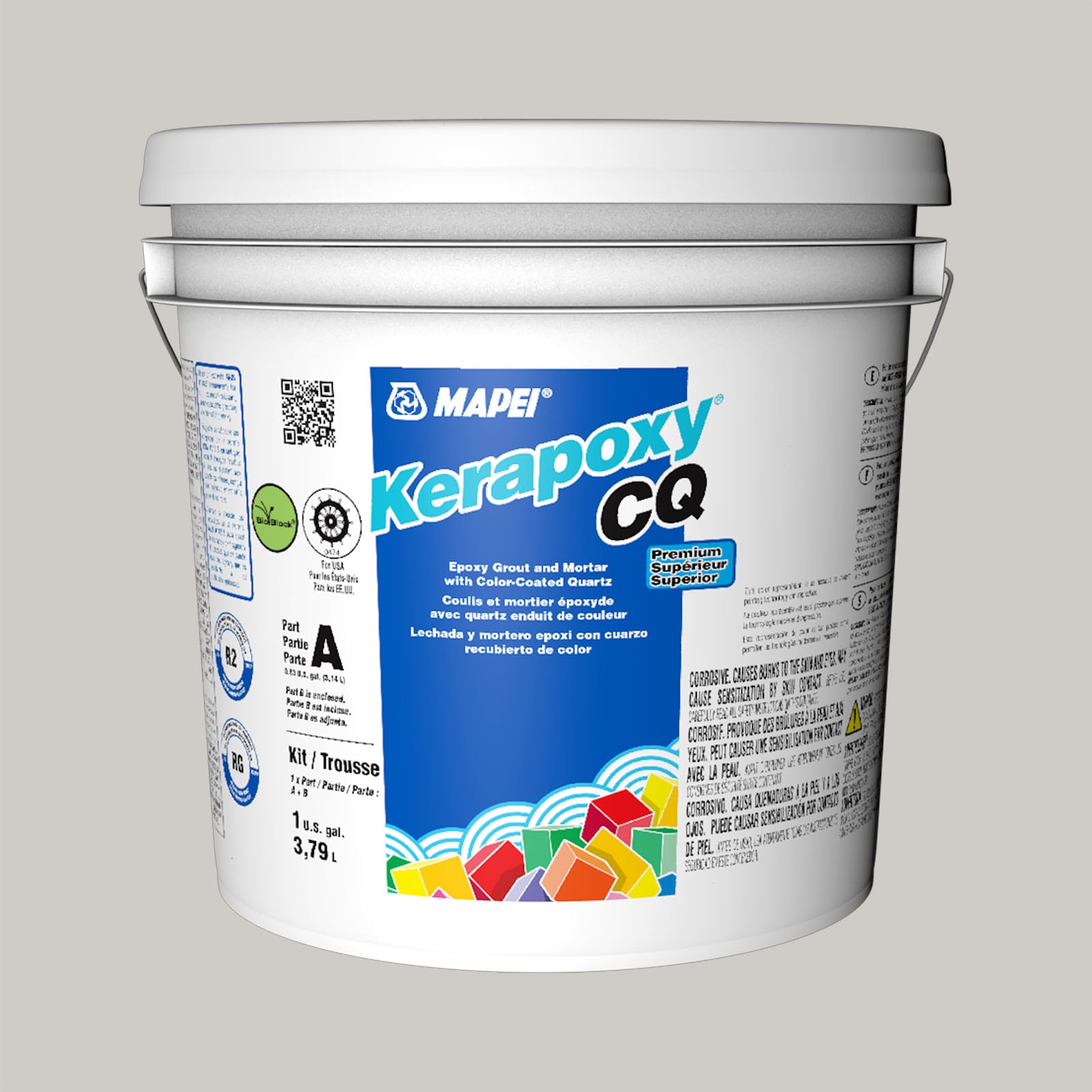 MAPEI 5UB507704 Kerapoxy CQ Frost #5077 Epoxy Grout (1-Gallon)