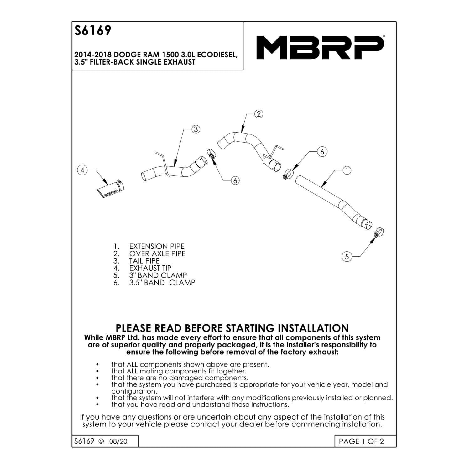 MBRP S6169409 Exterior-Car-Acc - View #3