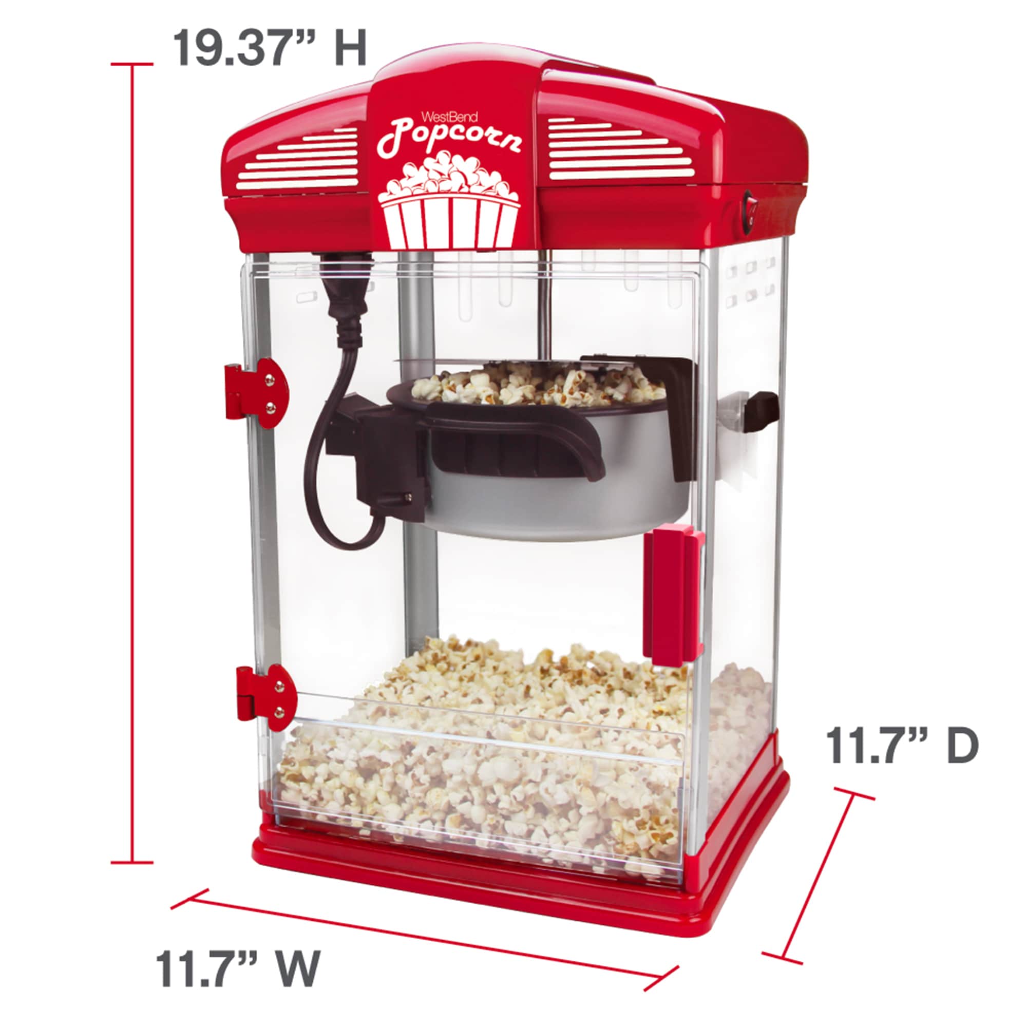 Vintage West Bend Stir Crazy Popcorn Popper 
