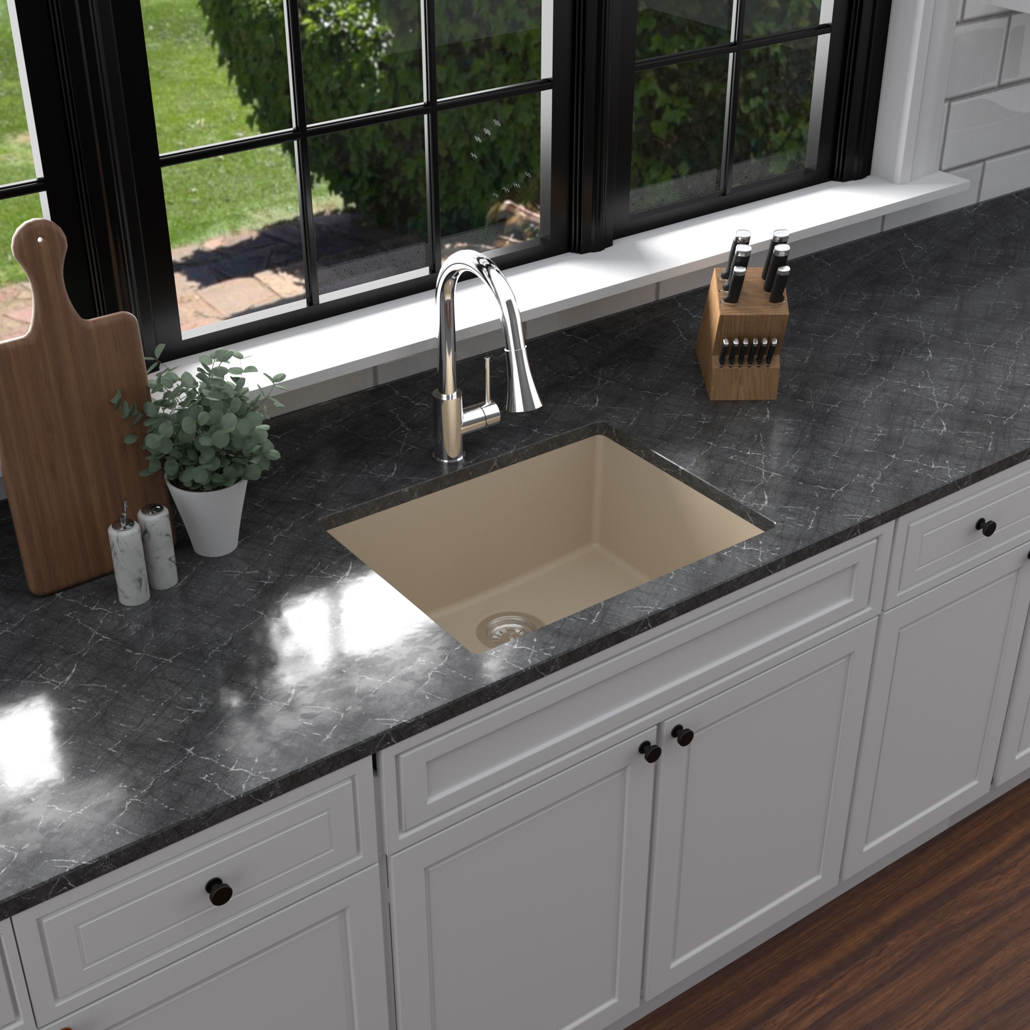 Karran QU-820-BI-PK1 Kitchen-Sinks - View #3