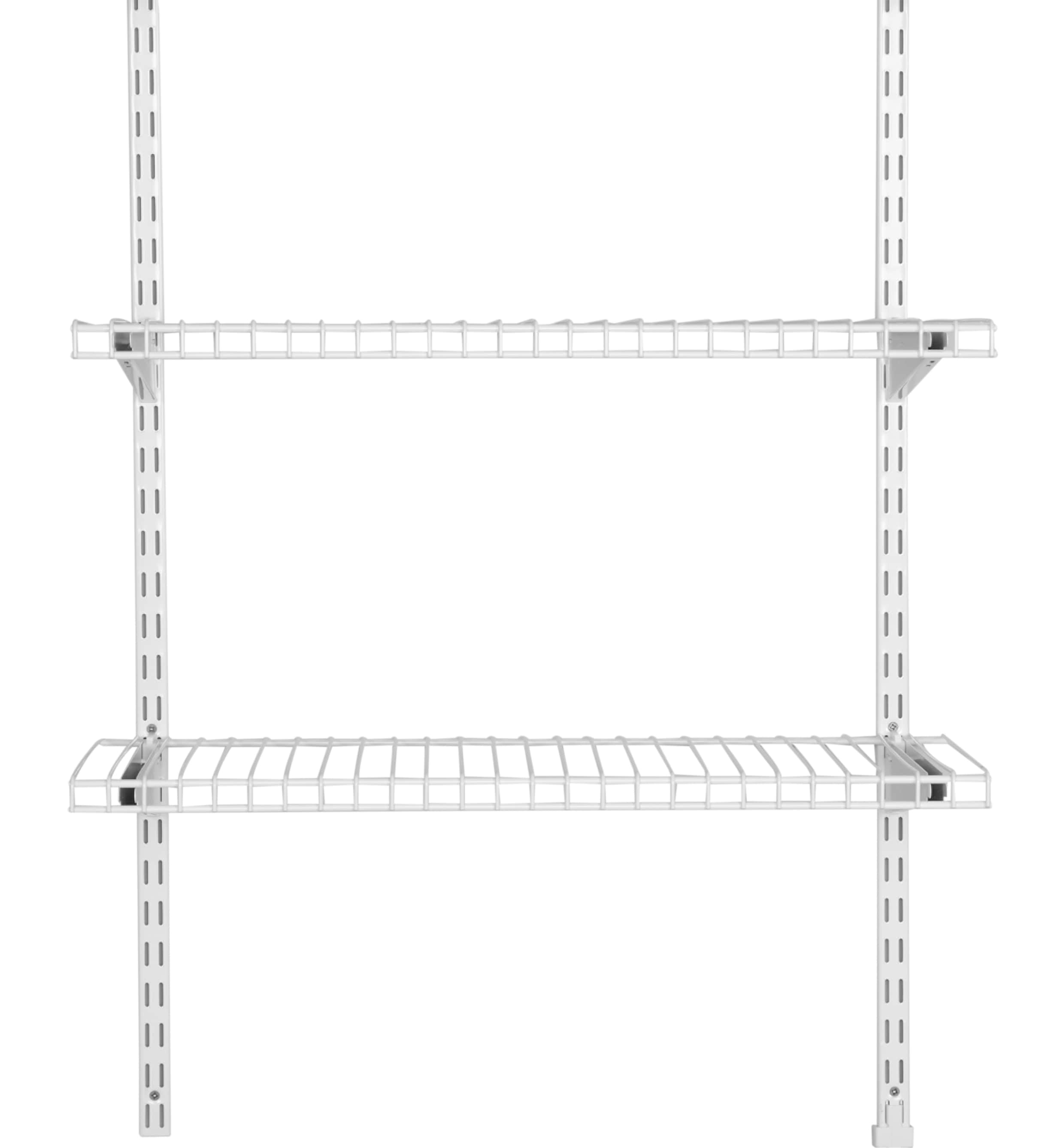 Rubbermaid Homefree 48 In X 1 9 12, Rubbermaid Homefree Series 4 Ft Adjustable Mount Wire Shelving Kits