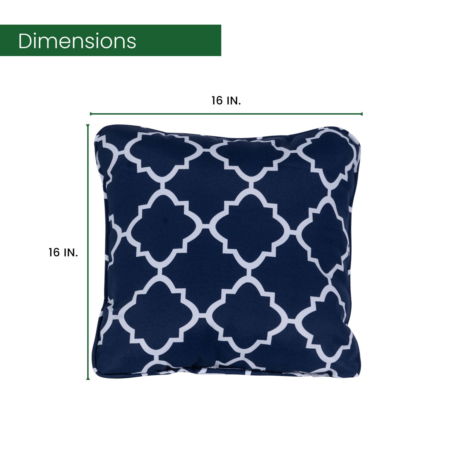 Hanover HANTPLATT-NVY Outdoor-Accent-Pillows - View #2