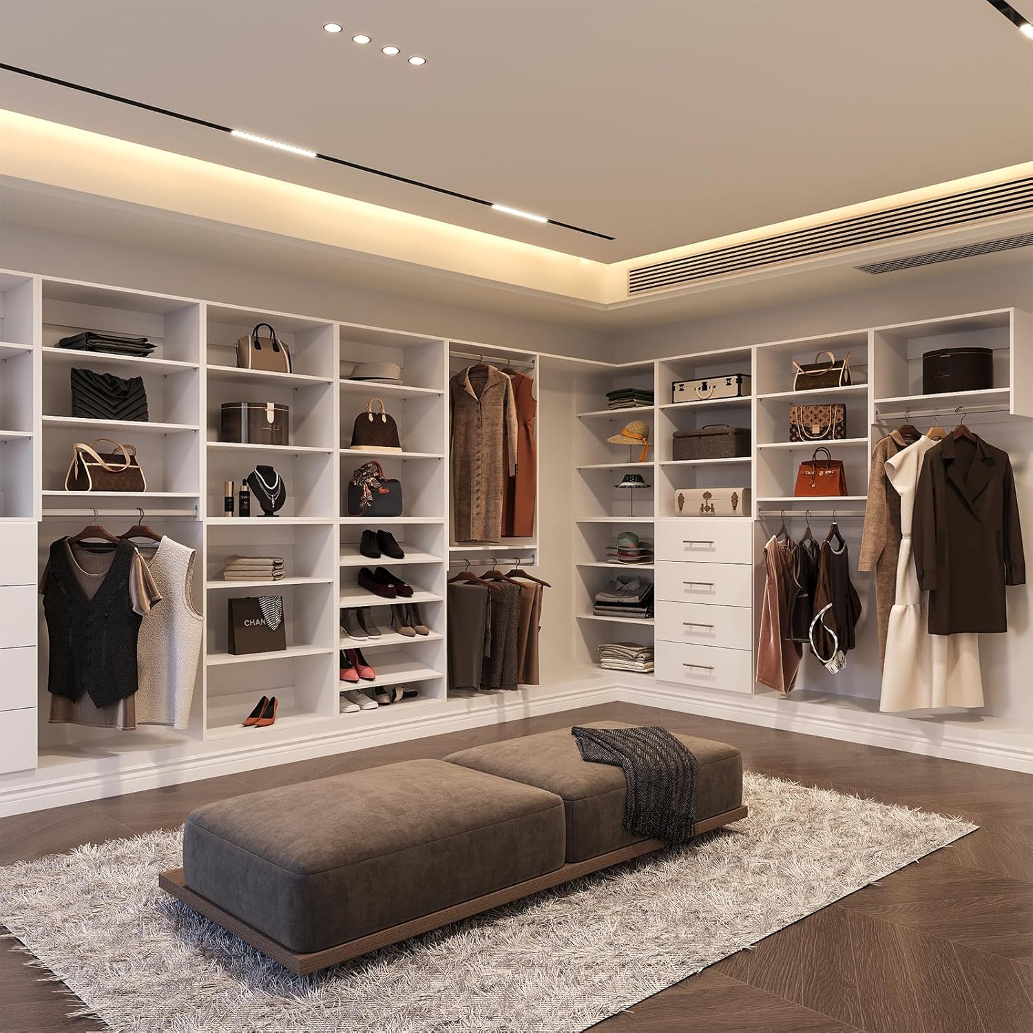 LOVMOR SF-R-G02-W315 Wood-Closet-Tower - View #2