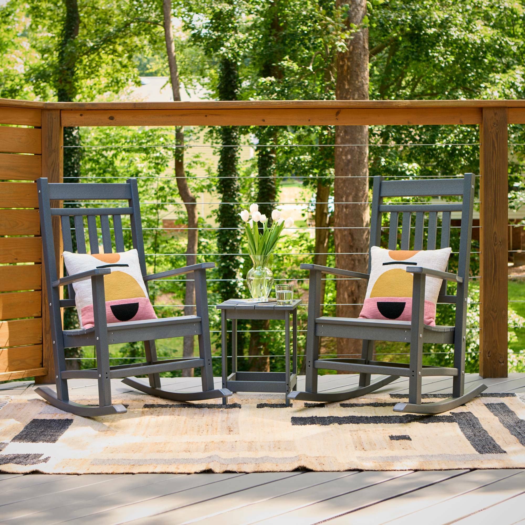 Shine Company 7632GY Patio-Chairs - View #7