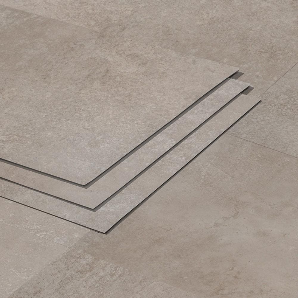 Artmore Tile EXT3RD106435 Mountain Dusk Gray Stone look 12-mil x 12-in W x 24-in L Waterproof and Glue down Luxury Vinyl Tile Flooring ( 42.04-sq ft Carton )