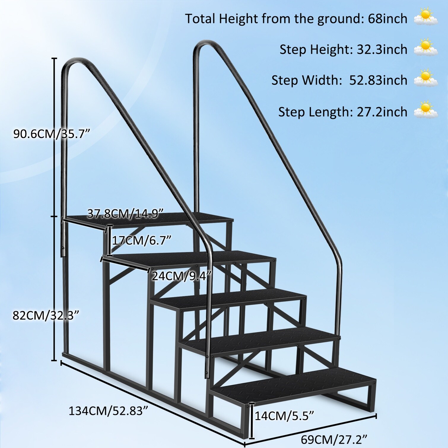 Tammesy V8M0ADMJFS4T Multiposition-Ladders - View #6