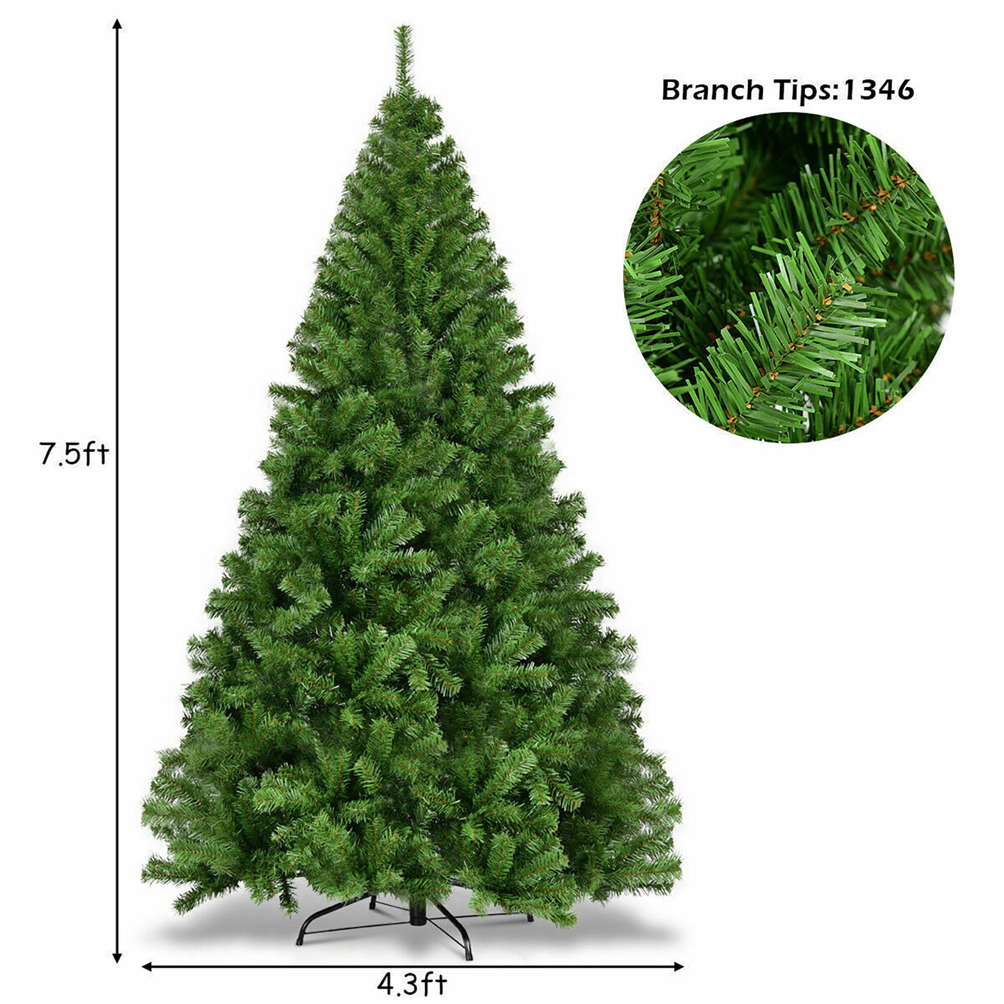 Forclover ALHY-221CM Artificial-Christmas-Trees - View #4