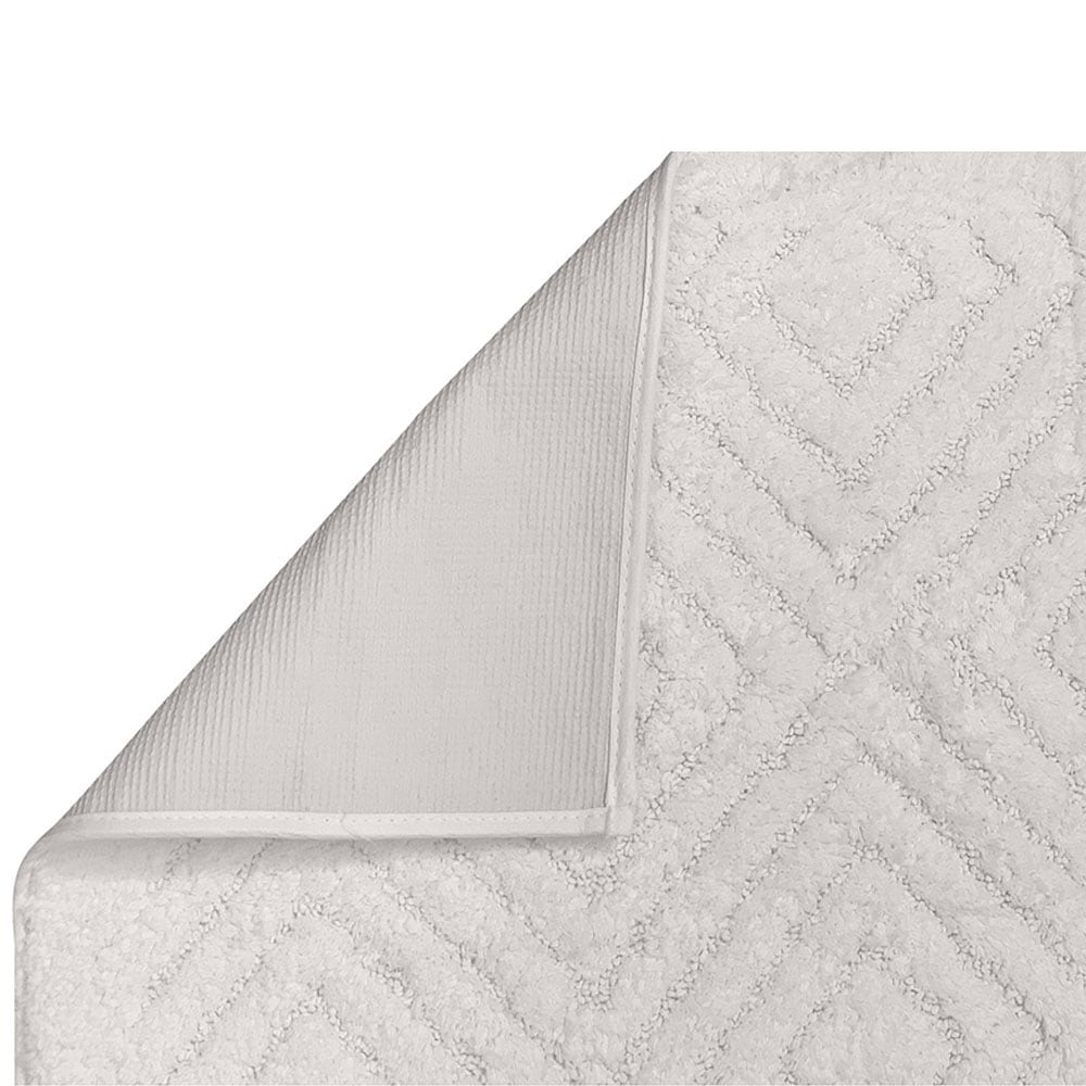 Better Trends Trier Cotton 3 Piece Bath Mat & Towel Set, White