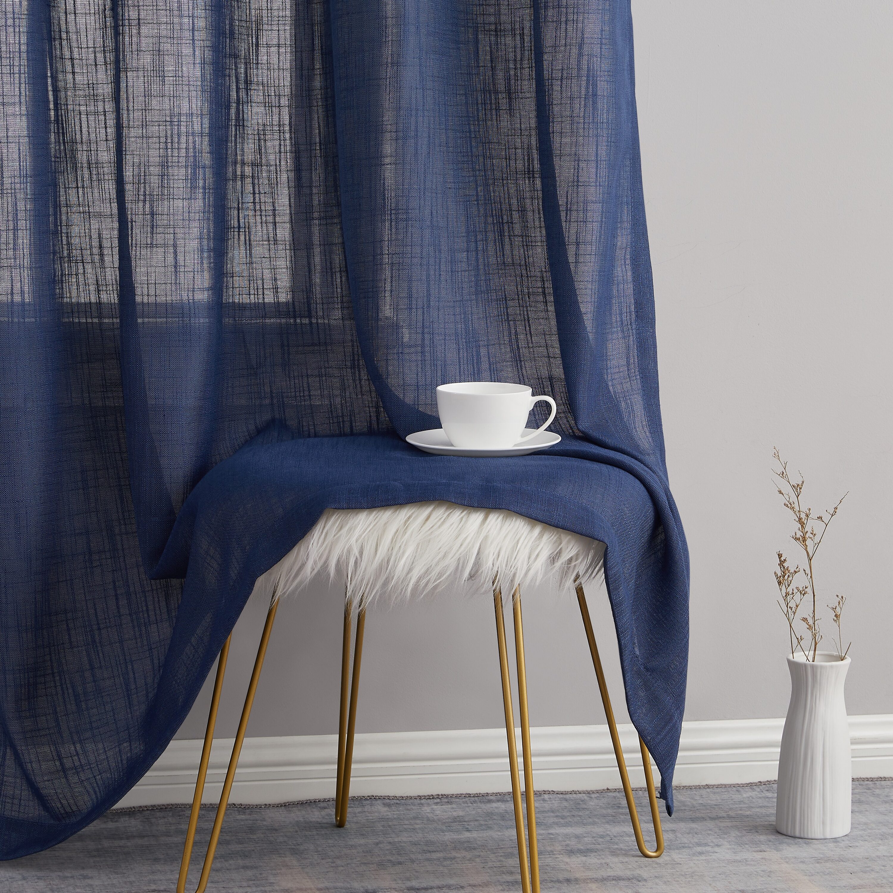 HLC.me ABY-FXLNGR-NVY72 curtains - View #4