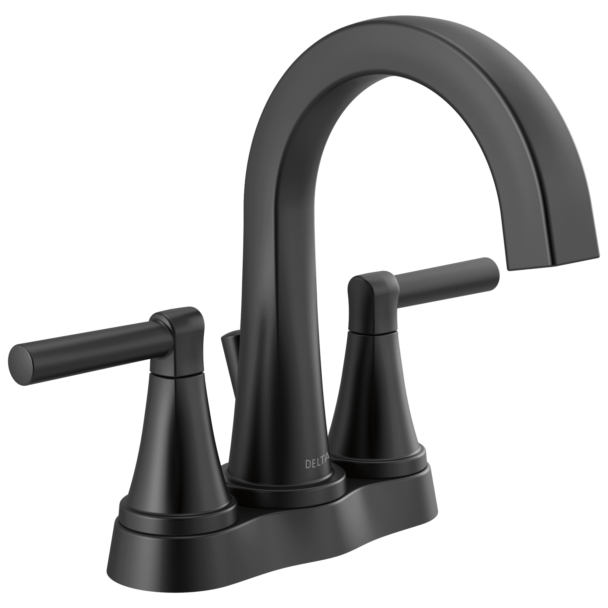 Matte Black Countertop Bathroom Set