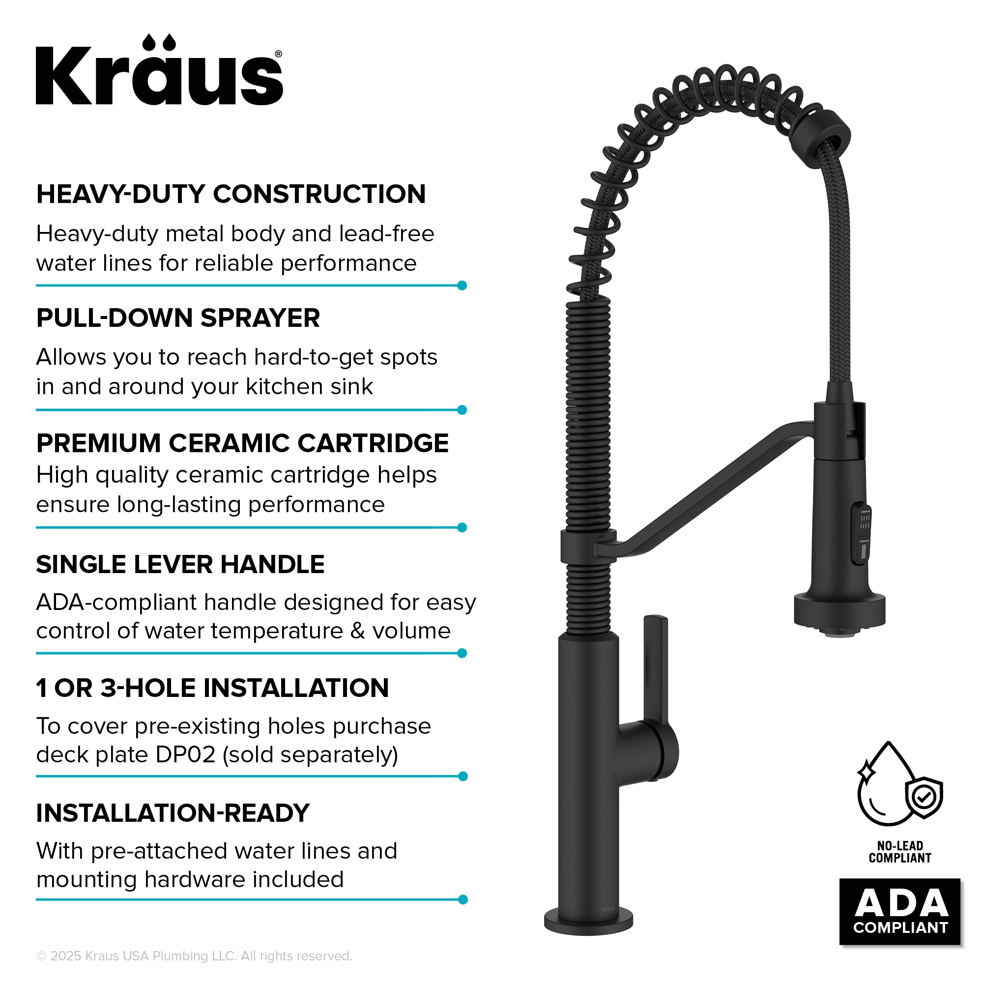 Kraus KPF-2643MB Kitchen-Faucets - View #11