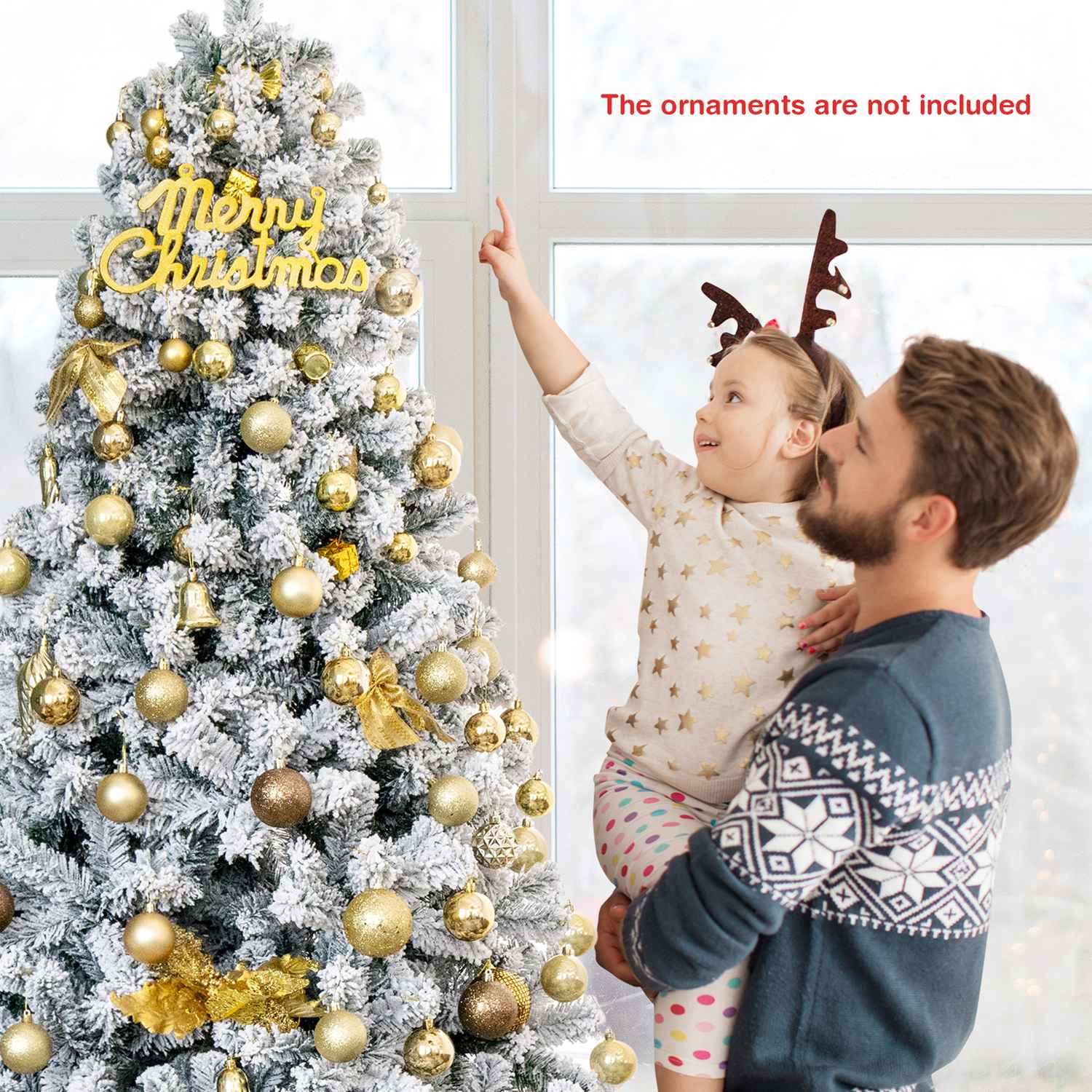 Costway CSHY000209 Artificial-Christmas-Trees - View #5