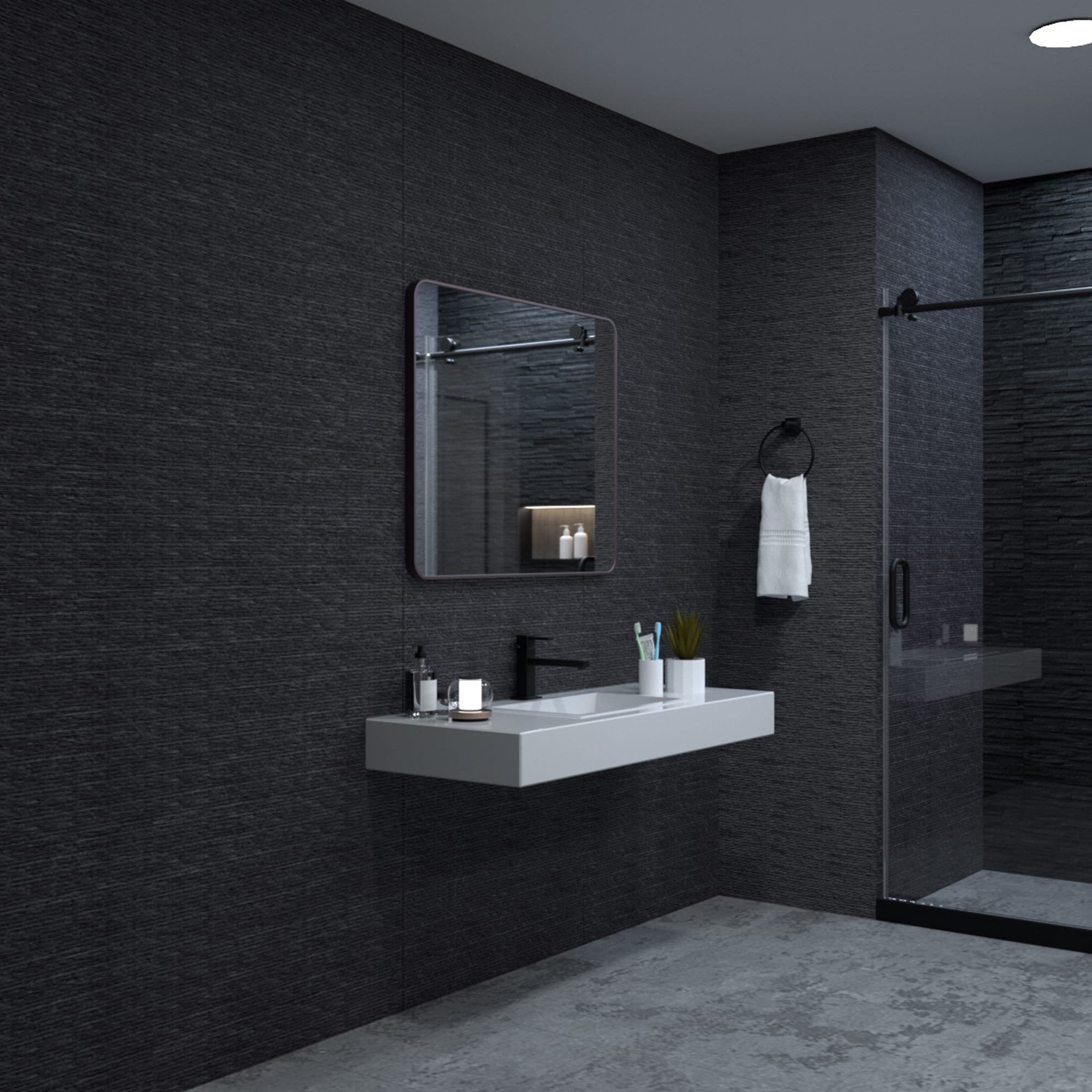 ExBrite FUBM3036ORB Framed-Bath-Mirrors - View #9