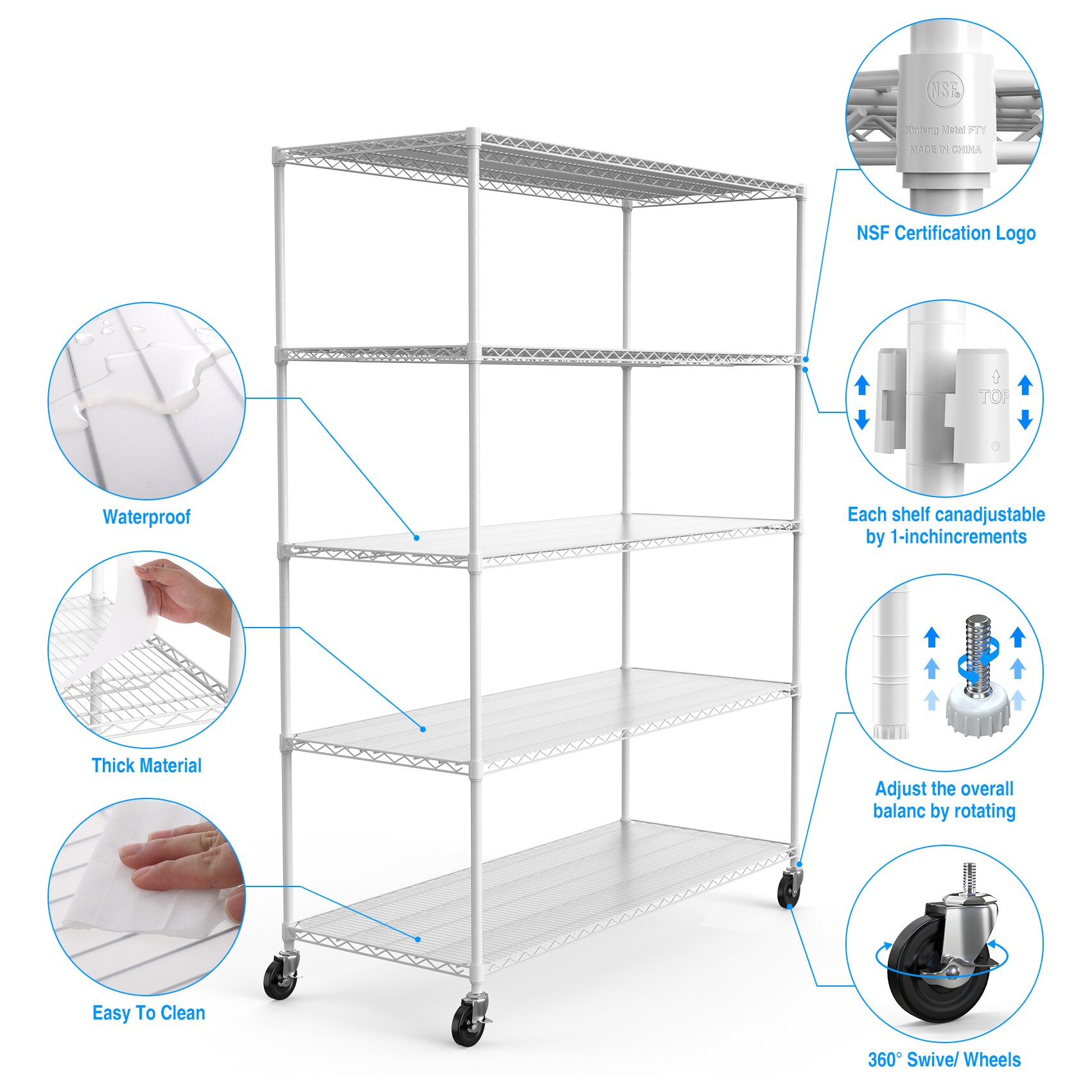 Damerin ZQ-DS-F09 Free-Standing-Shelving - View #4