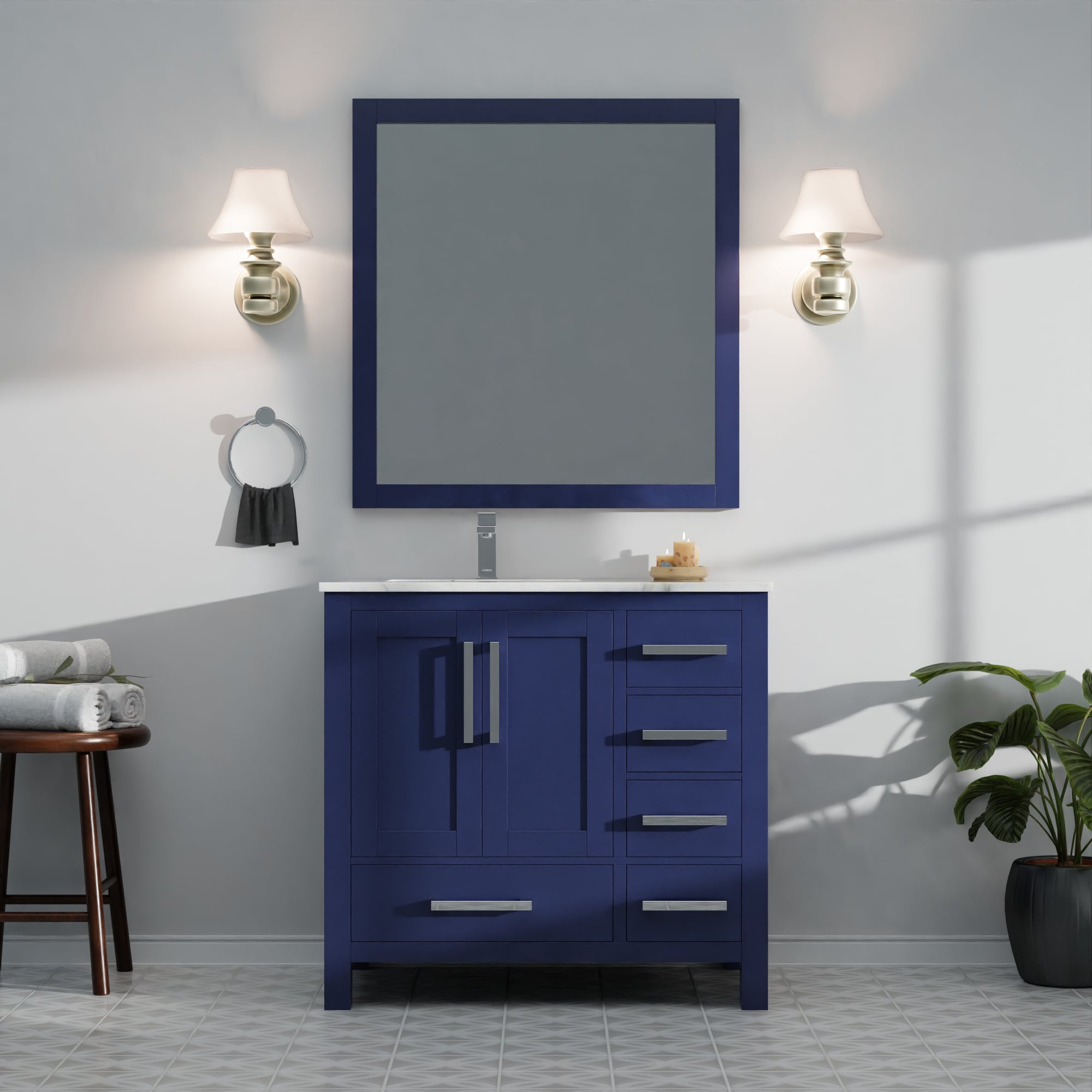 Lexora LJ342236SEDSM34FL Bath-Vanity-Combo - View #14