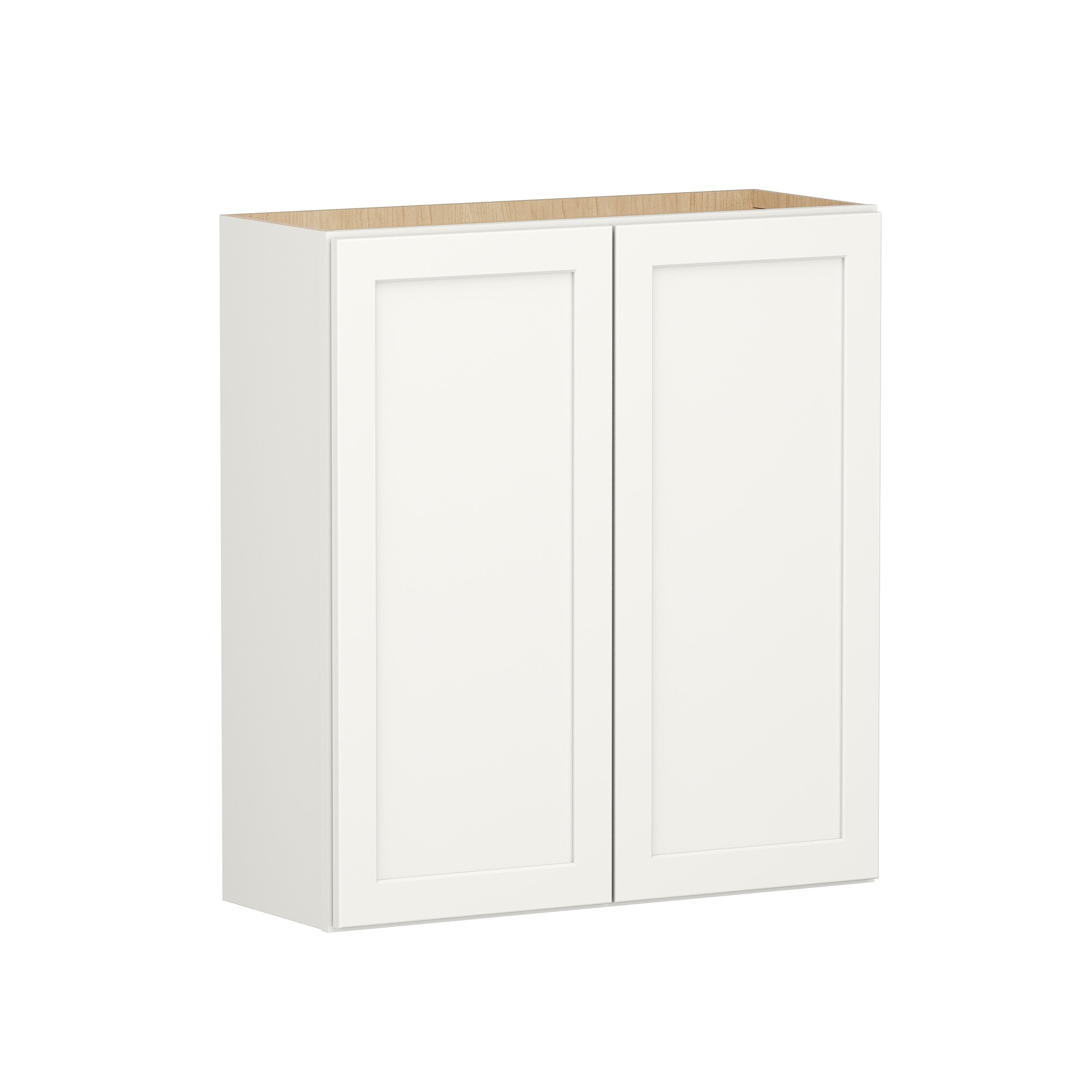 Shenandoah PRO Express SPE 90MPS-387 Breckenridge 33-in W x 36-in H x 12-in D Linen Full Overlay Wall Fully assembled Plywood Cabinet (Recessed Panel Shaker)