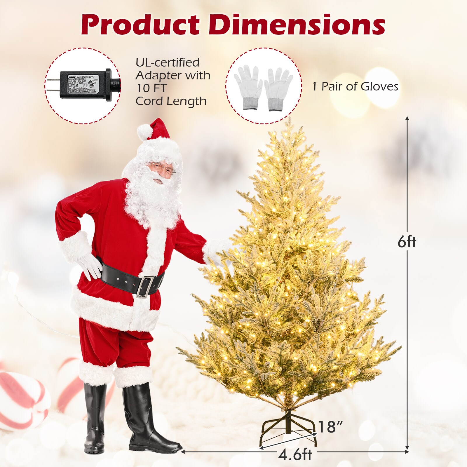 LIVIZA HYS25167US6 Artificial-Christmas-Trees - View #2