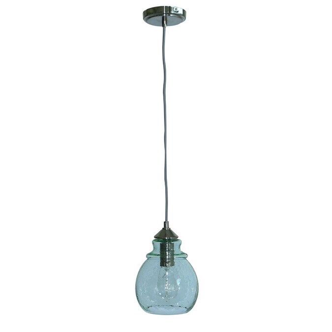 Allen Roth Brushed Nickel Transitional Bell Mini Pendant Light In The Lighting Department At Com - Allen And Roth Mini Pendant Brushed Nickel