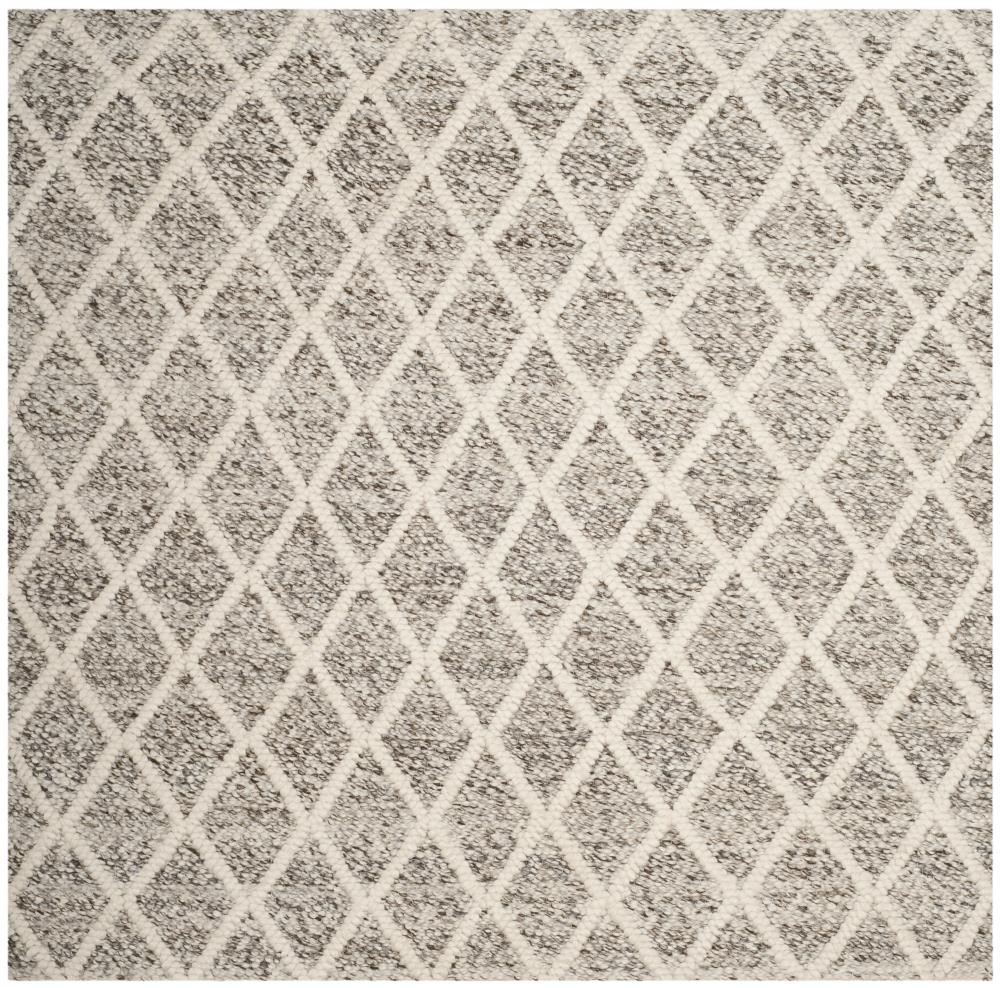 Safavieh NAT711A-6SQ Natura Isto 6 x 6 (ft) Synthetic Ivory/Stone Square Indoor Trellis Coastal Area rug