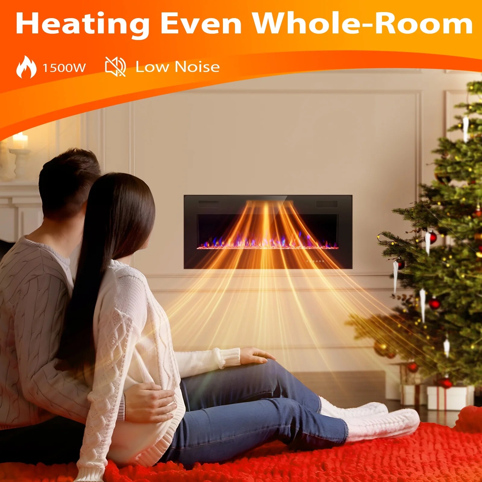 COWSAR LSRW-842C3 Electric-Fireplace-Fireboxes - View #6