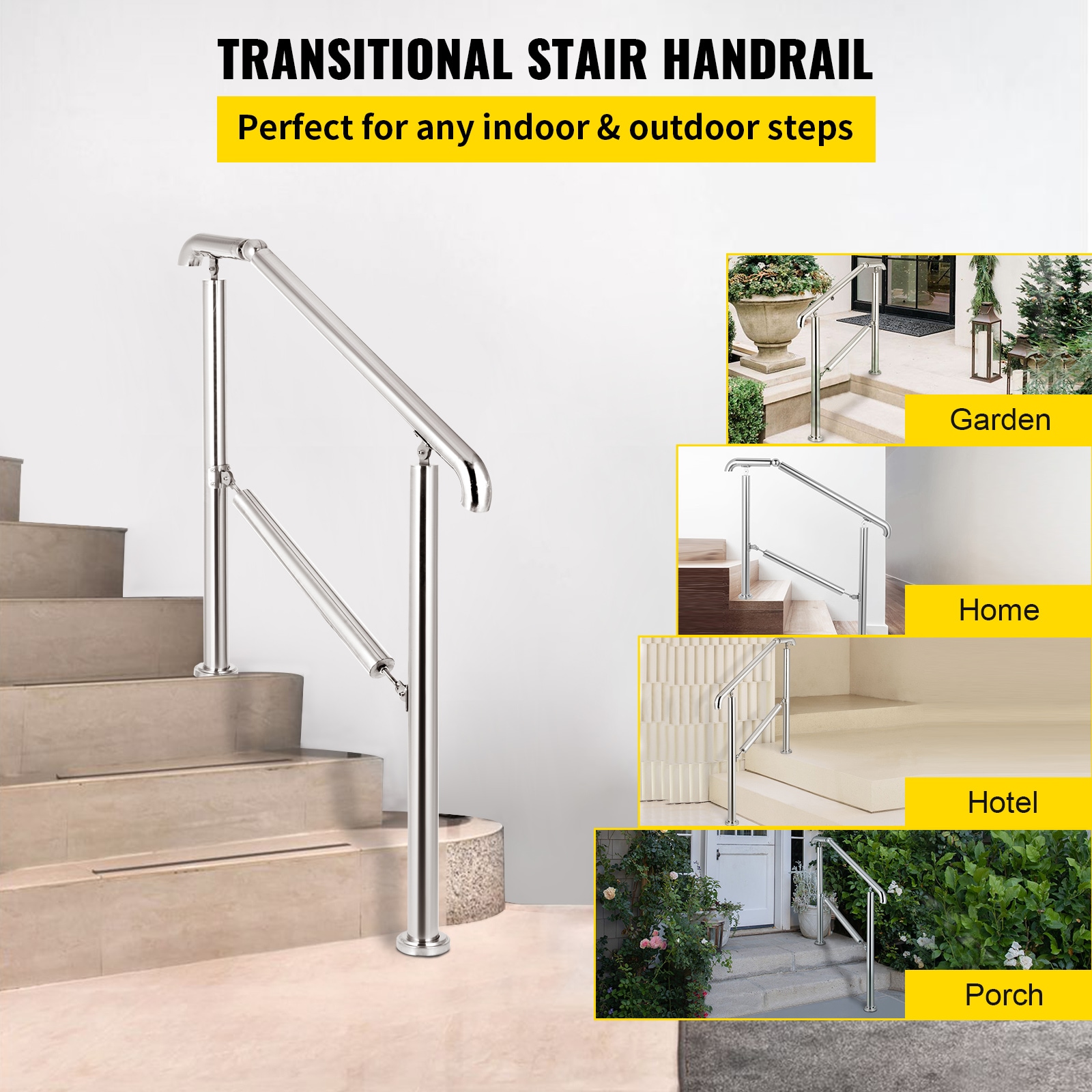 VEVOR SCBXGLTFS3BD01190V0 Interior-Stairpart-Railing - View #3
