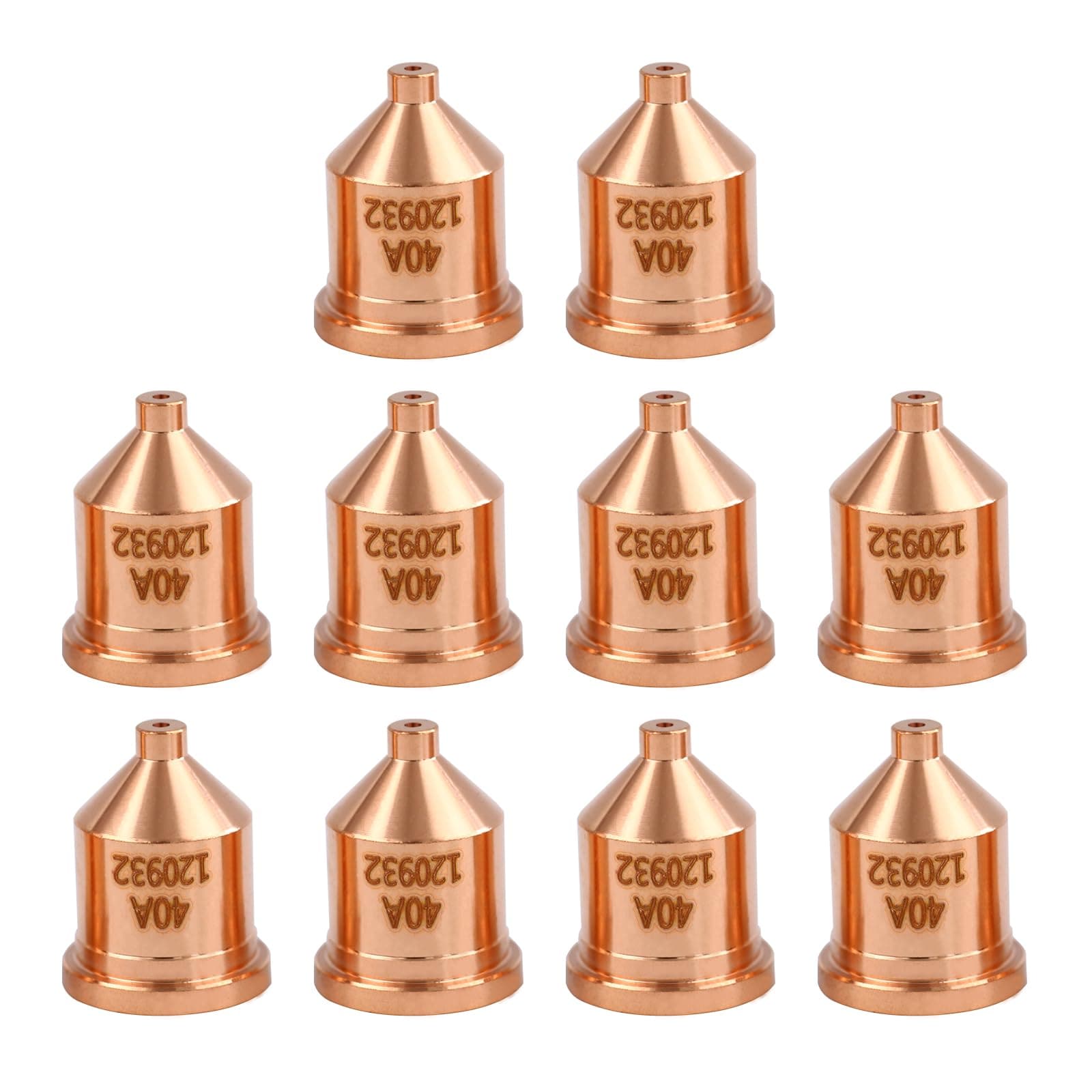 Aoibox 10 Piece 40A 120932 Nozzle Tip Set for Hypertherm PMX 1000 1250 1650 T80 T100 Plasma for Metal Cutting Maintenance #LAB919XW