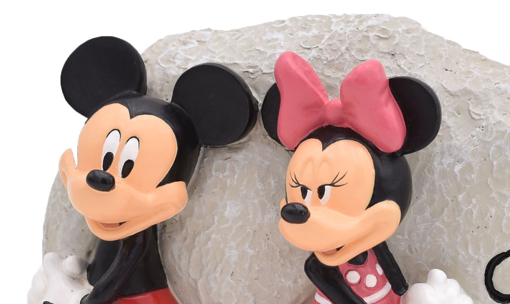 Disney Mickey and Minnie Mouse Hand Painted Cast Stone Garden Statue