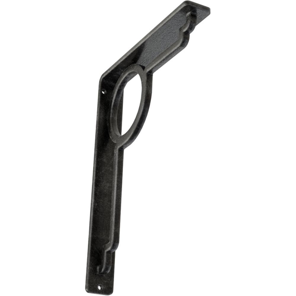 Ekena Millwork BKTM01X07X10SMAASV Maria 7.5-in x 1.5-in x 10-in Gray Wrought iron Mounting bracket