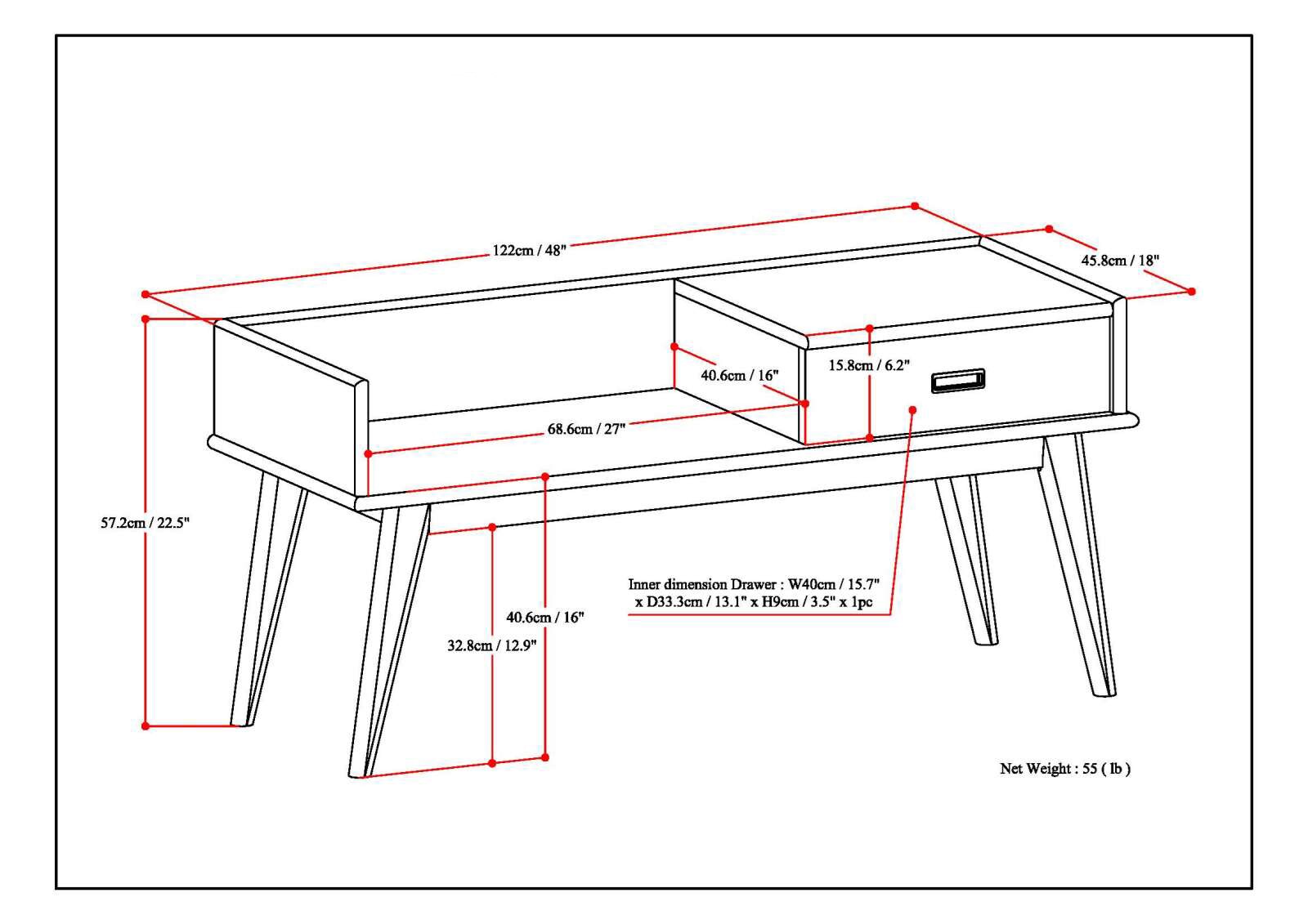 Simpli Home AXCCON-09-GR bench - View #14