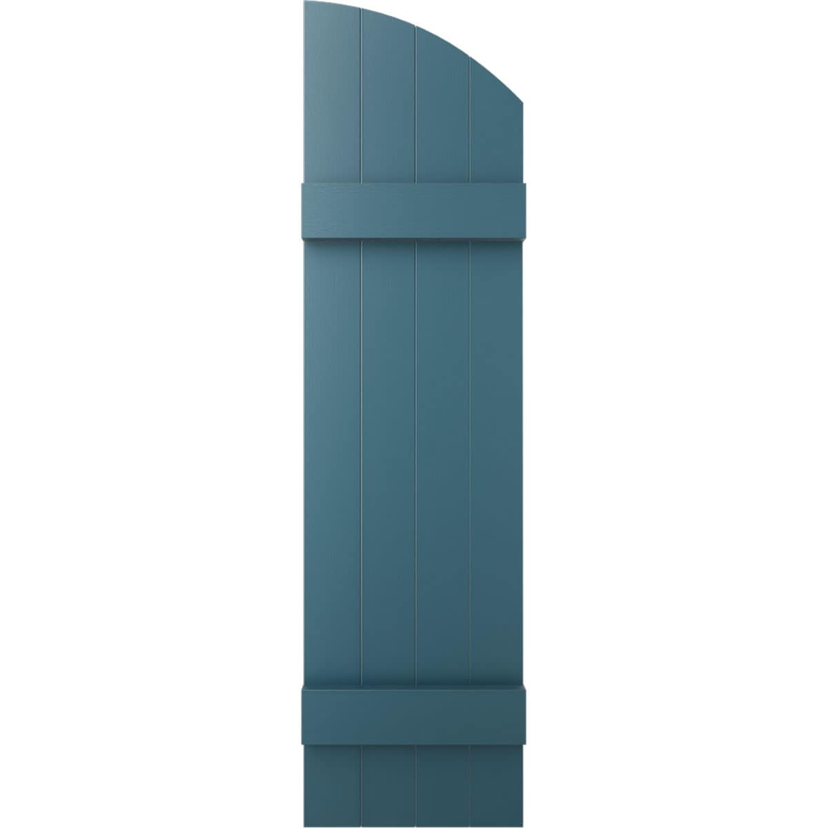 Ekena Millwork LJ6S14X05300MB 14-in W x 53-in H Midnight Blue Board and batten Exterior Shutters ( 2 -Pack )