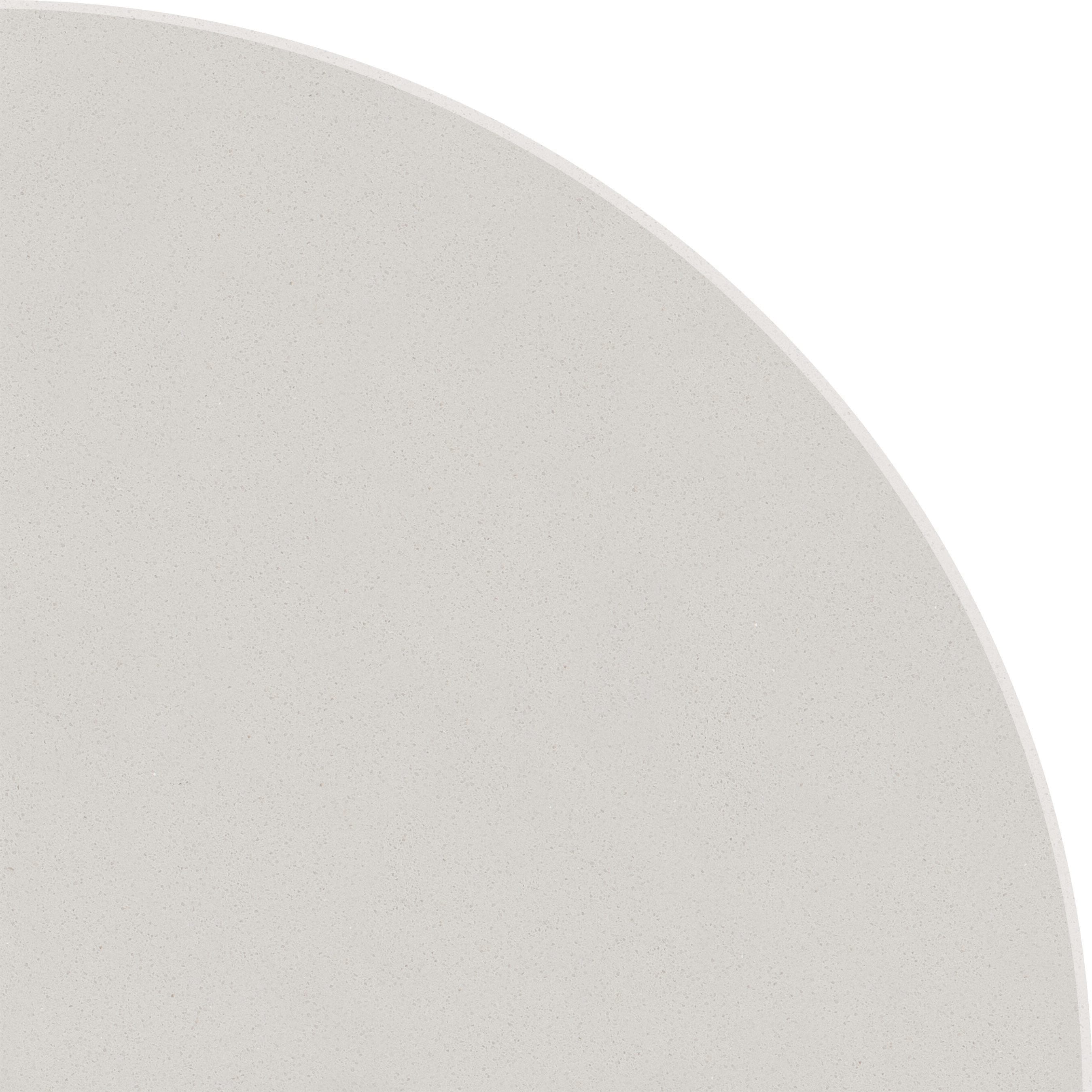 Satori 5503-0008-0 Marmiline Ivory 9-in x 9-in Polished Engineered stone Corner shelf Tile ( 0.56-sq ft / Piece )