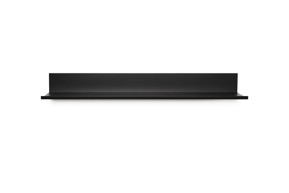 Origin 21 OR-24-B 24-in L x 4.125-in D x 2.5-in H Black Powder Coat Metal Floating Shelf