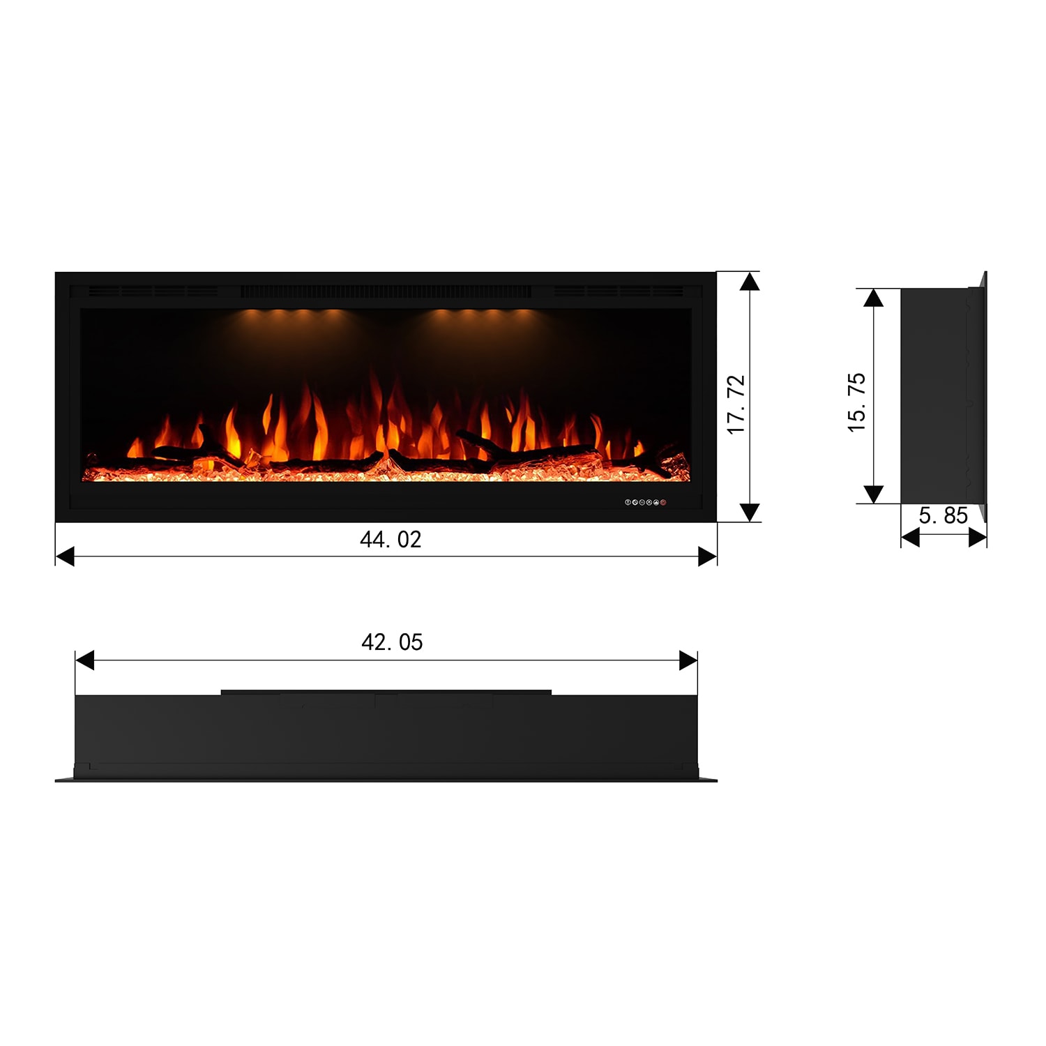 CASAINC VL-WF-BI42 Electric-Fireplaces - View #7