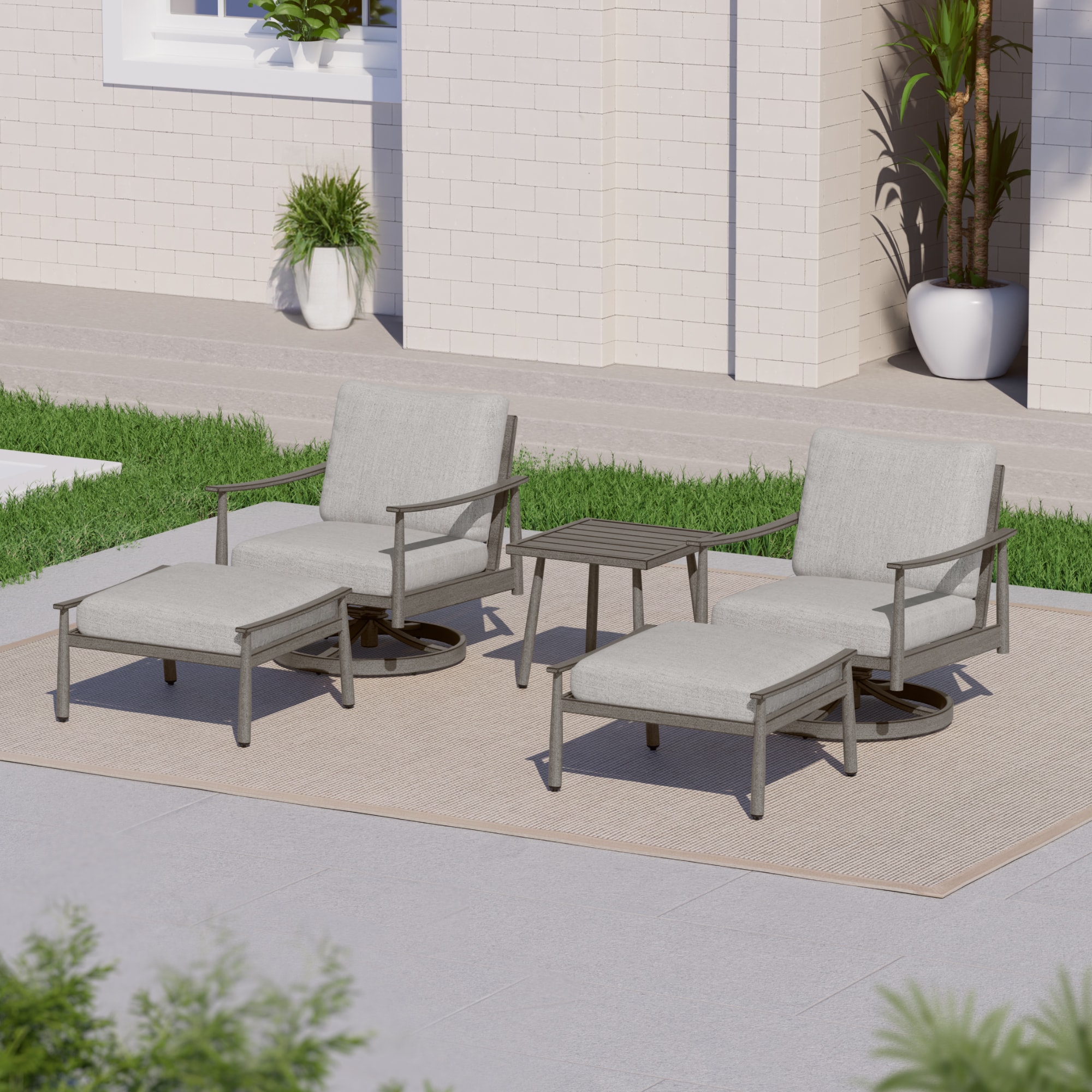  CP-SF5-GG-B2-WL2 Patio-Conversation-Sets - View #6